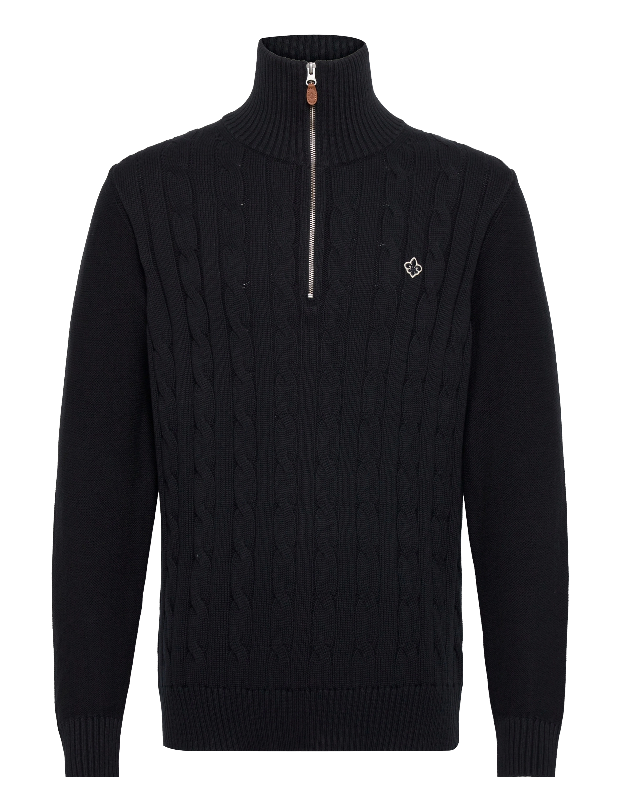 Morris - Marlebone Half Zip - dark blue - 0
