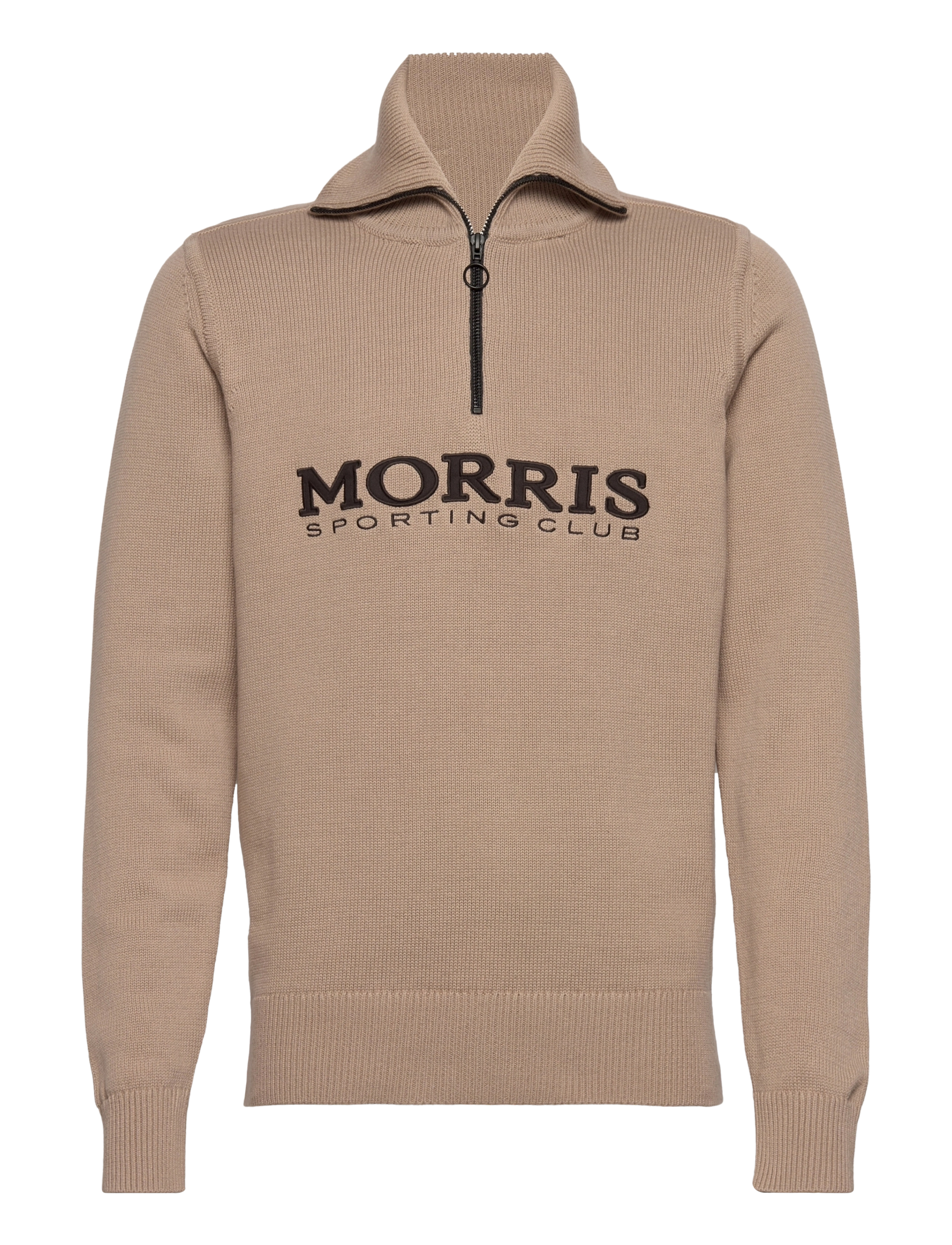Morris - Norton Half Zip - khaki - 1