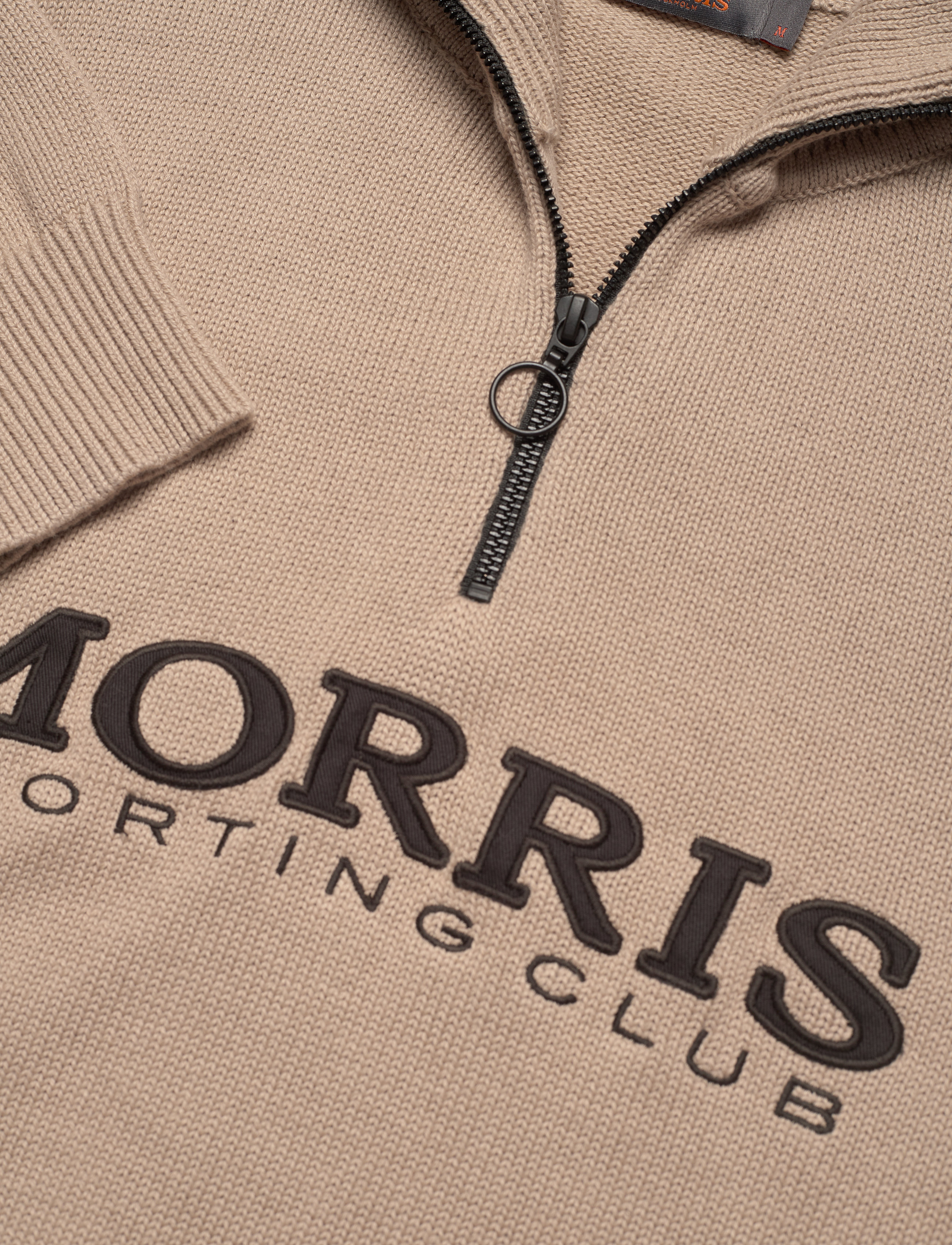 Morris - Norton Half Zip - khaki - 3