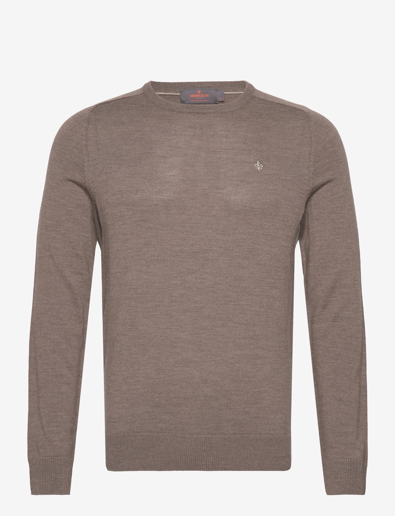 Morris - Merino Oneck - rundhalsad - brown - 0