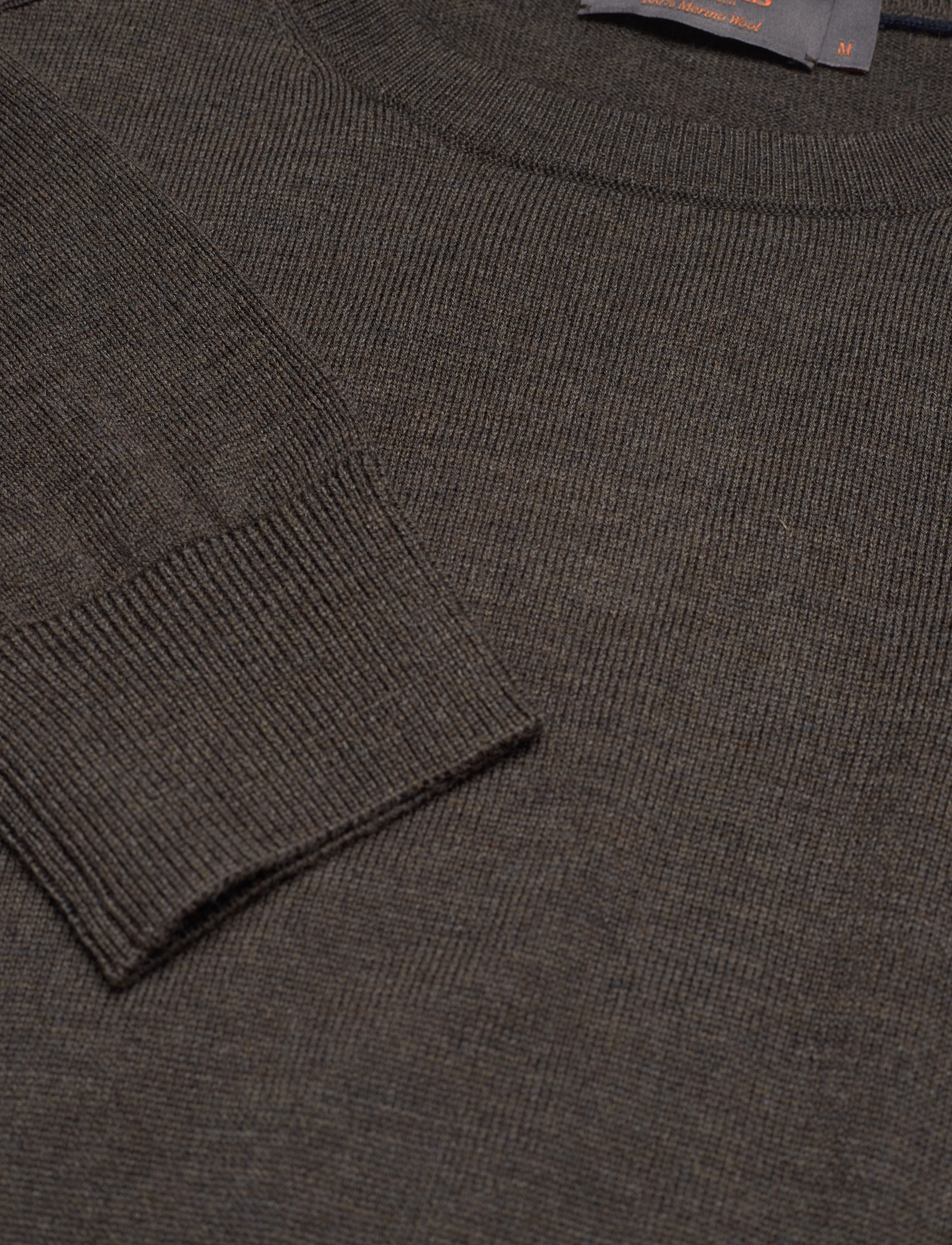 Morris - Merino Oneck - strickmode - brown - 2