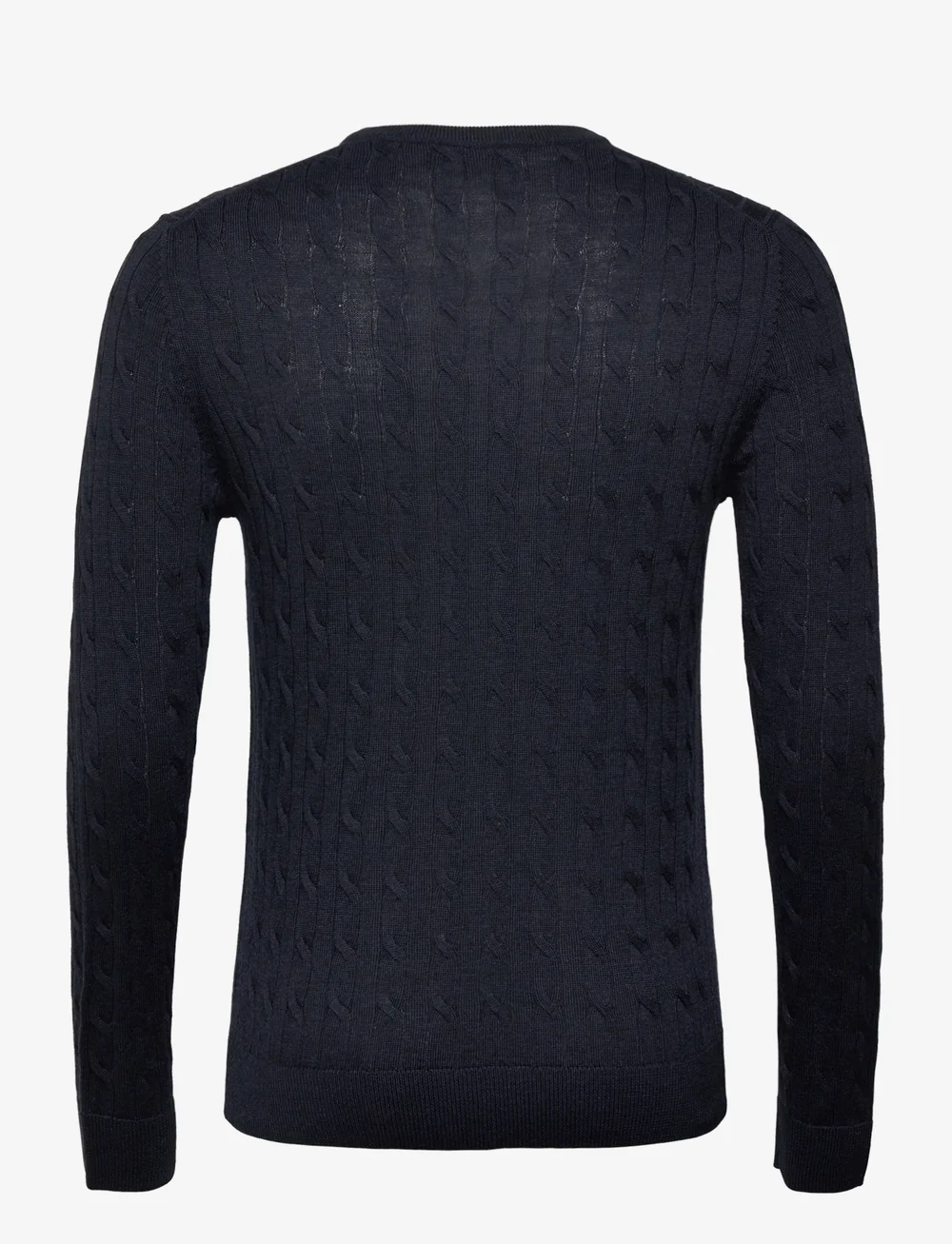 Morris - Merino Cable Oneck - Ümmarguse kaelusega kudumid - navy - 1