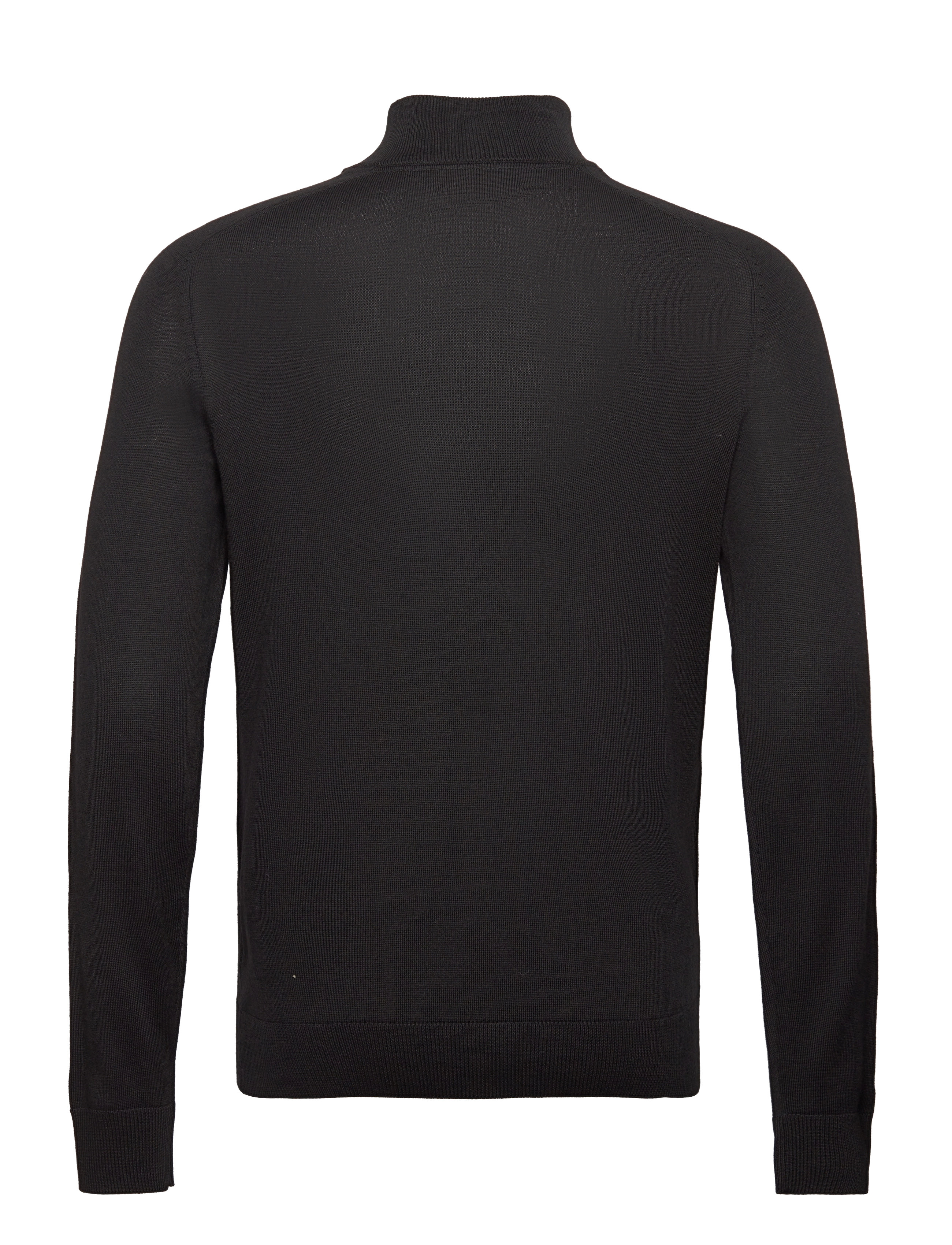 Morris - Merino John Zip - half zip - black - 1