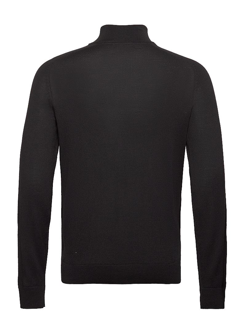 Morris - Merino John Zip - half zip - black - 1