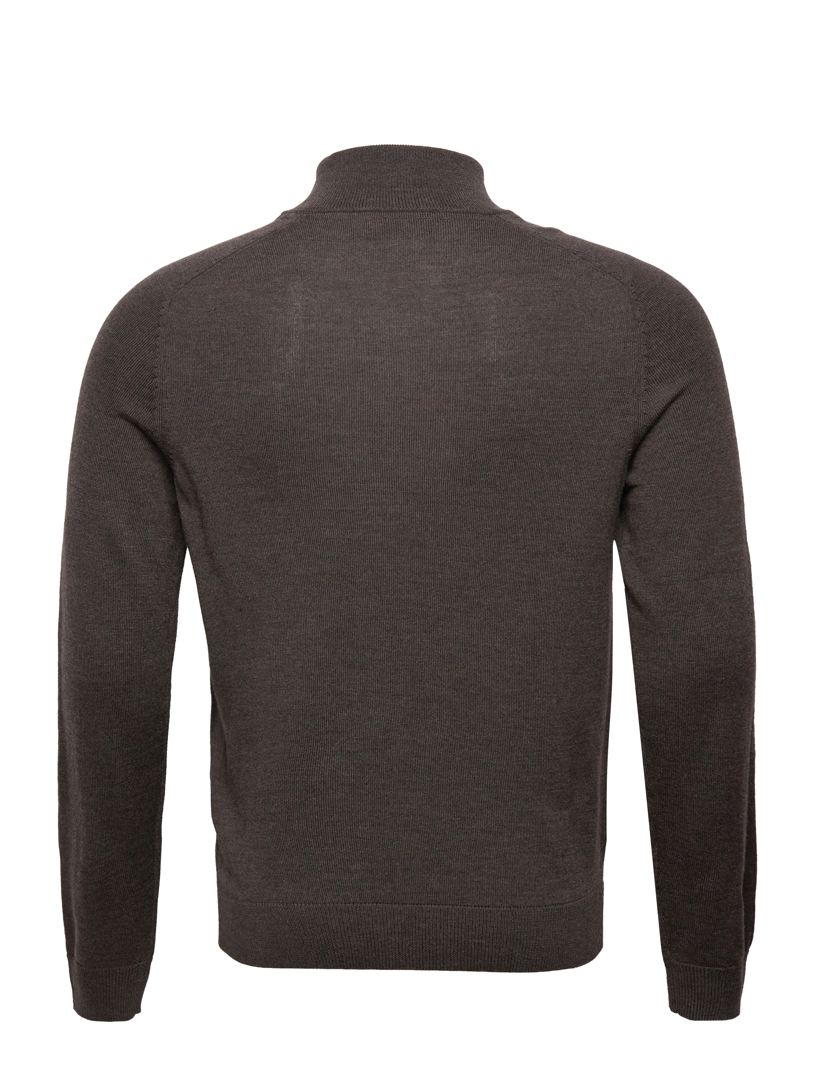 Morris - Merino John Zip - autumn clothing - brown - 1