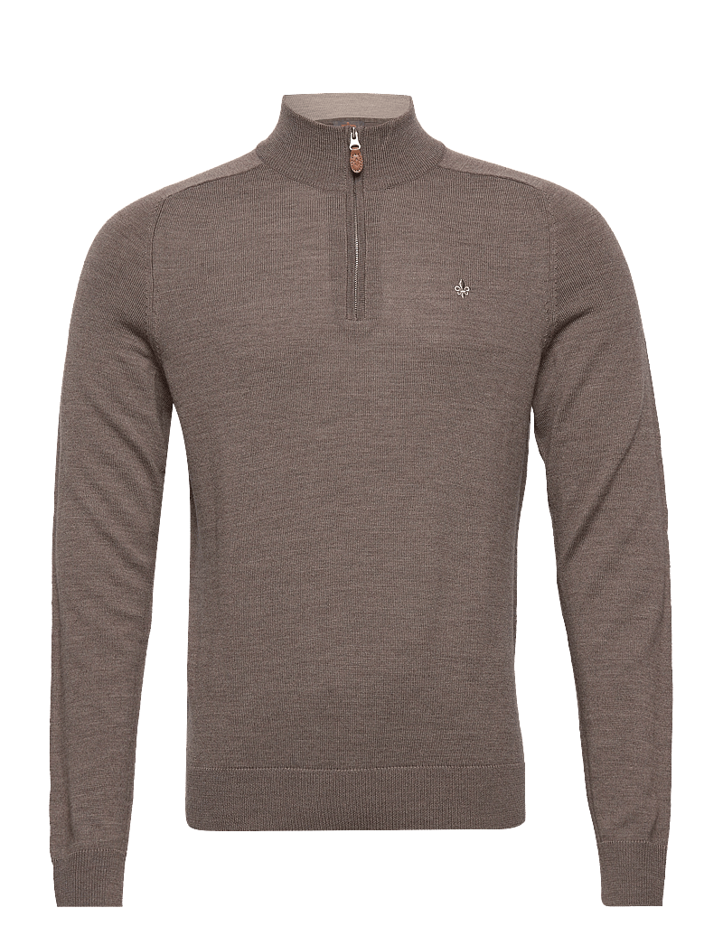 Morris - Merino John Zip - half zip-trøjer - light brown - 0