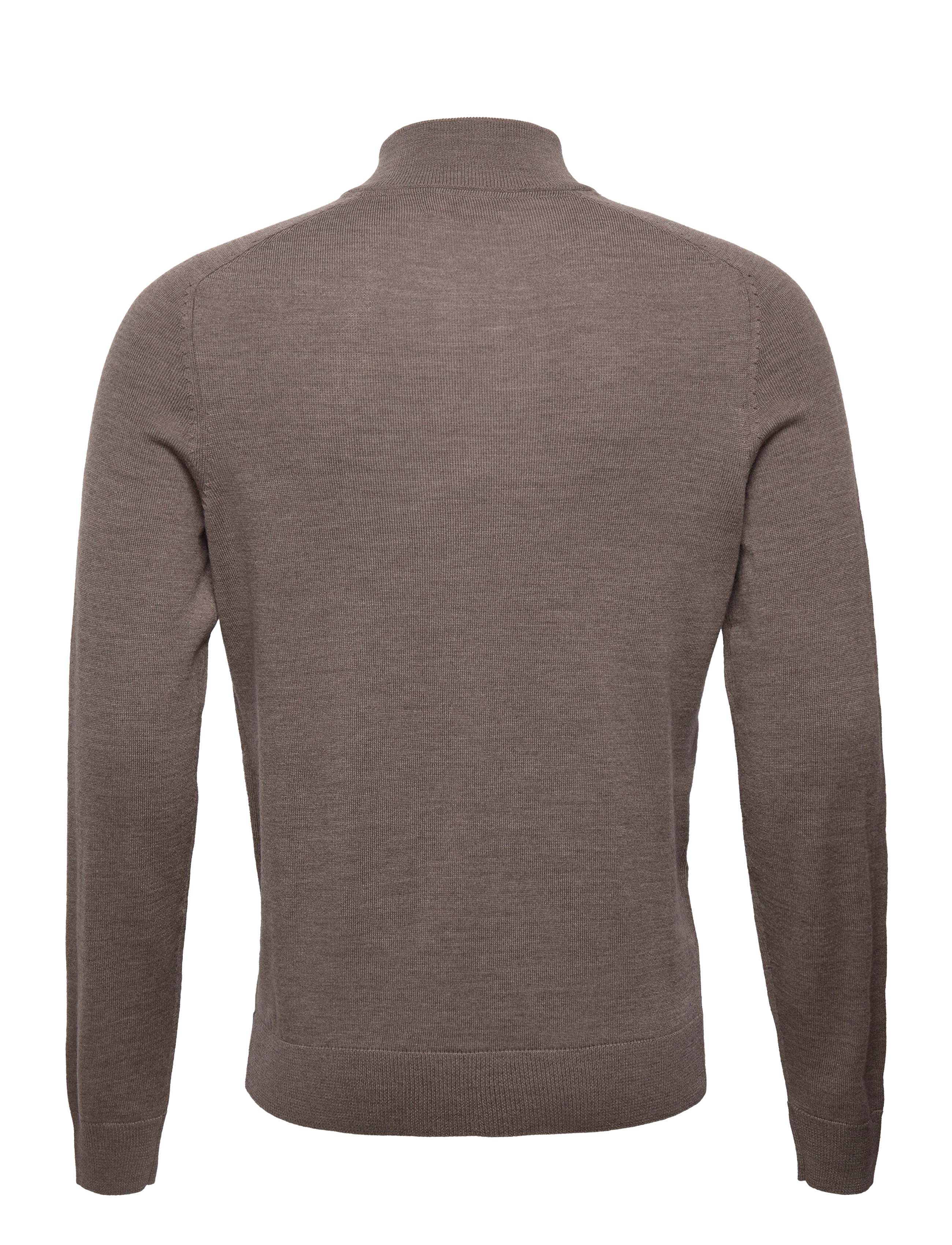 Morris - Merino John Zip - tõmblukk-kaelusega džemprid - light brown - 1