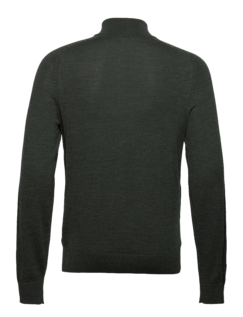 Morris - Merino John Zip - half zip-tröjor - olive - 1