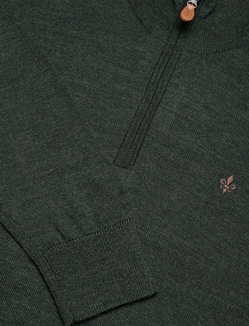 Morris - Merino John Zip - half zip-tröjor - olive - 2