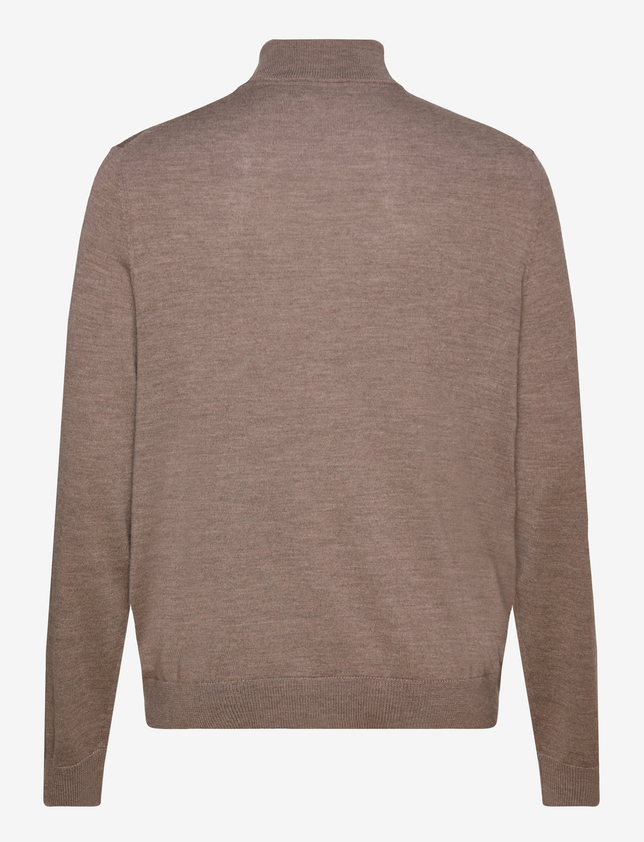 Morris - Merino Zip Cardigan - fullzip strik - brown - 1