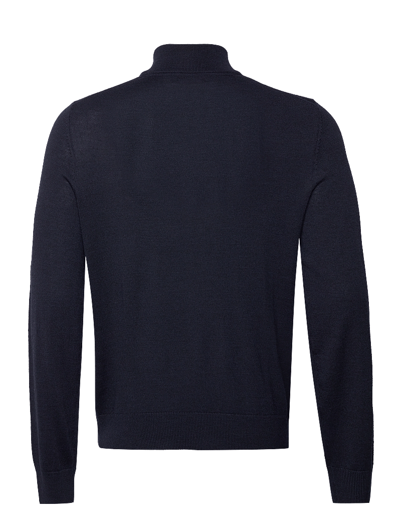 Morris - Merino Zip Cardigan - neuleet joissa kokopitkä vetoketju - navy - 1