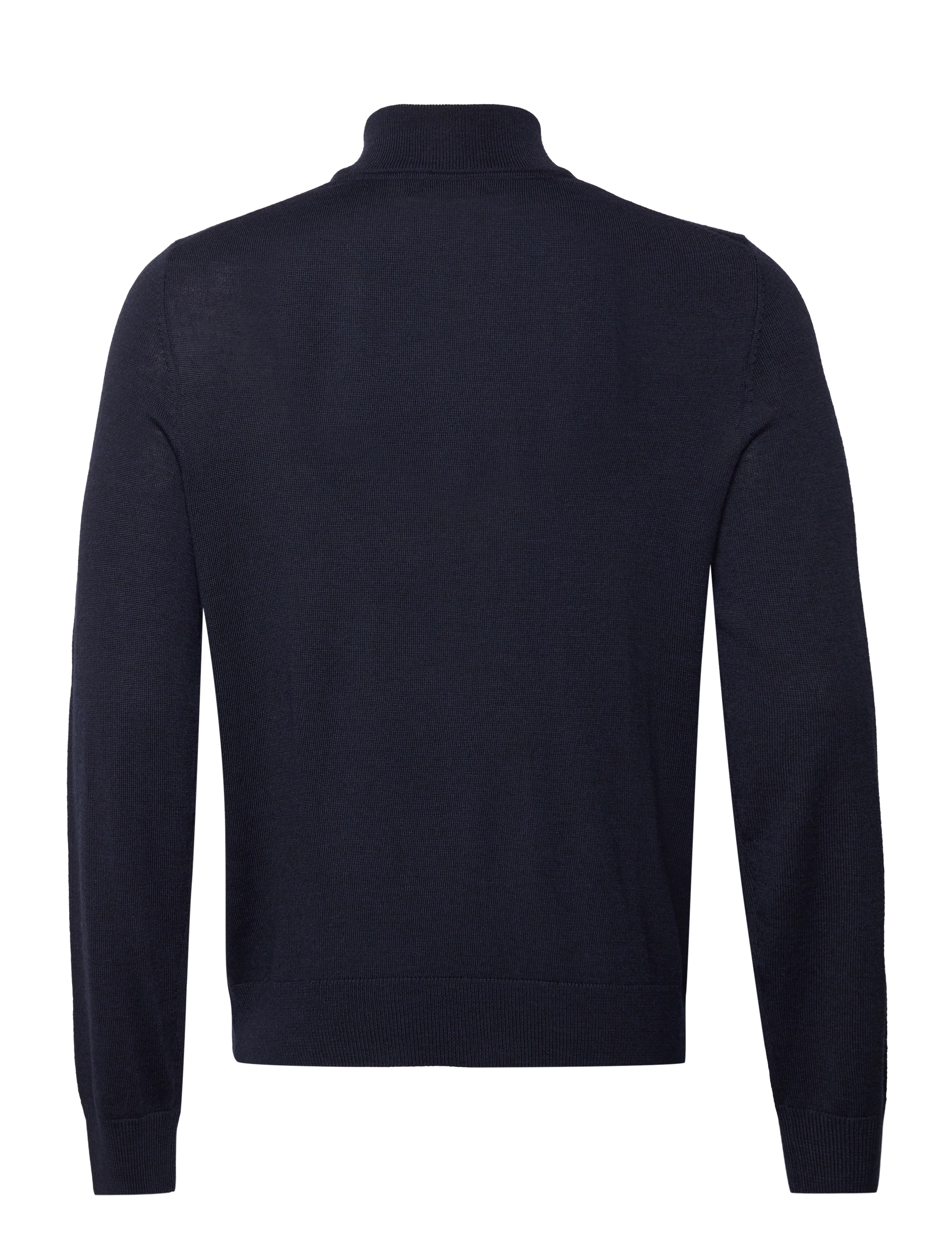 Morris - Merino Zip Cardigan - pullover mit durchgehendem reißverschluss - navy - 1
