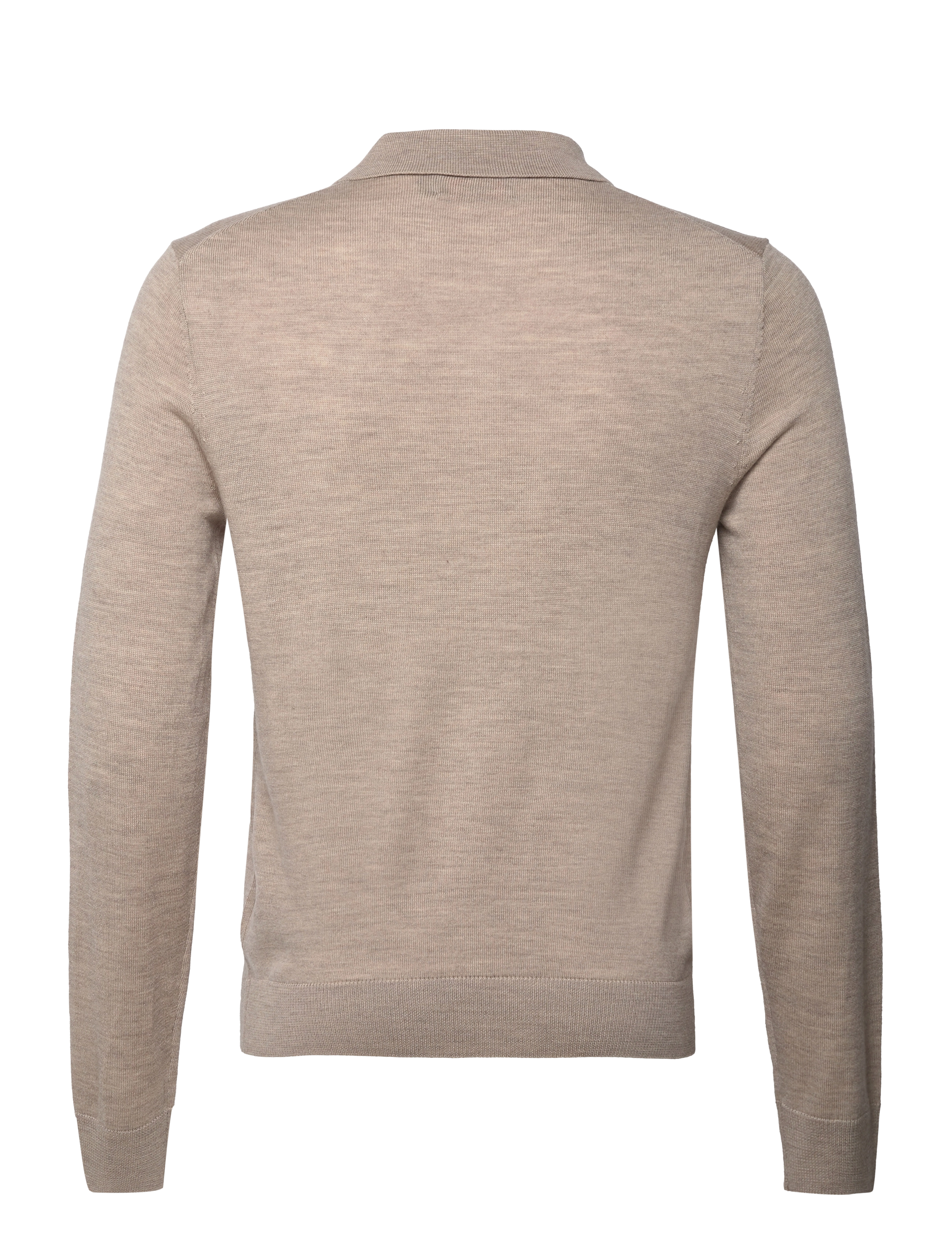 Morris - Merino Polo Knit - khaki - 1