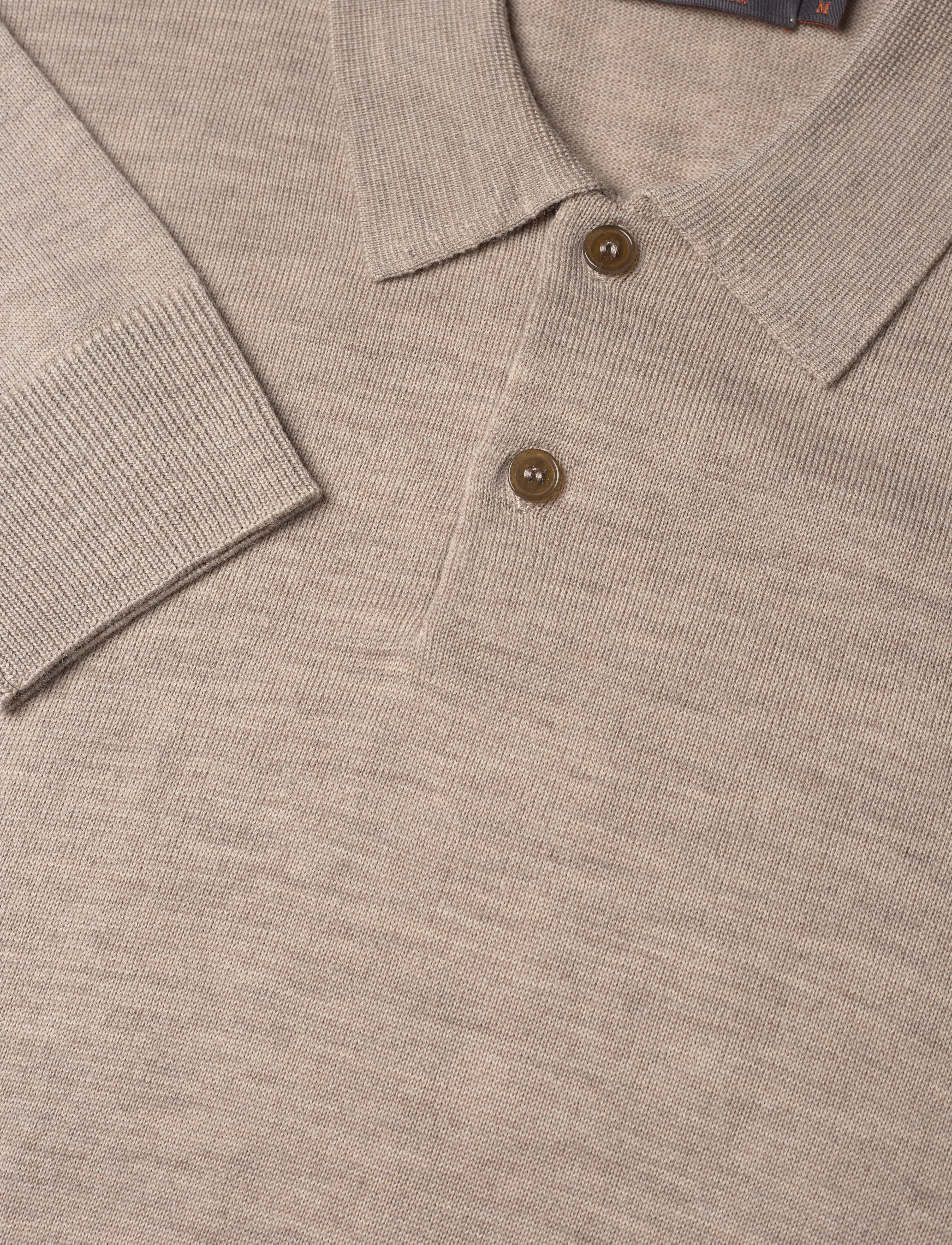 Morris - Merino Polo Knit - khaki - 2