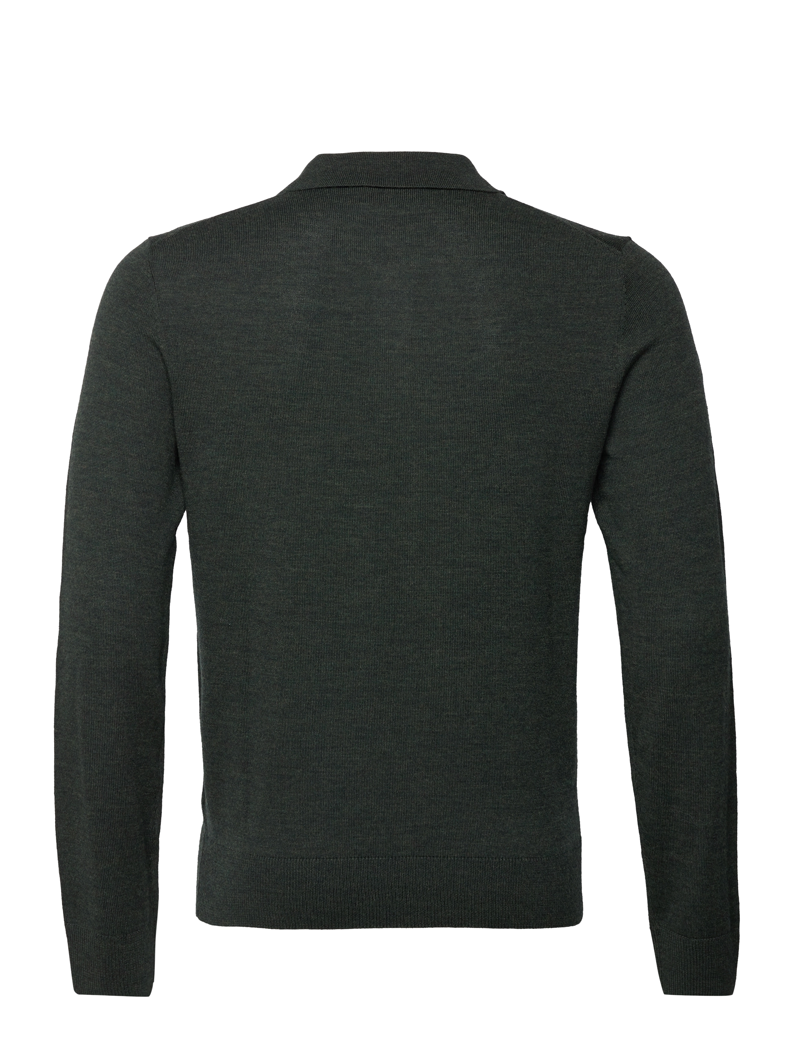 Morris - Merino Polo Knit - olive - 1