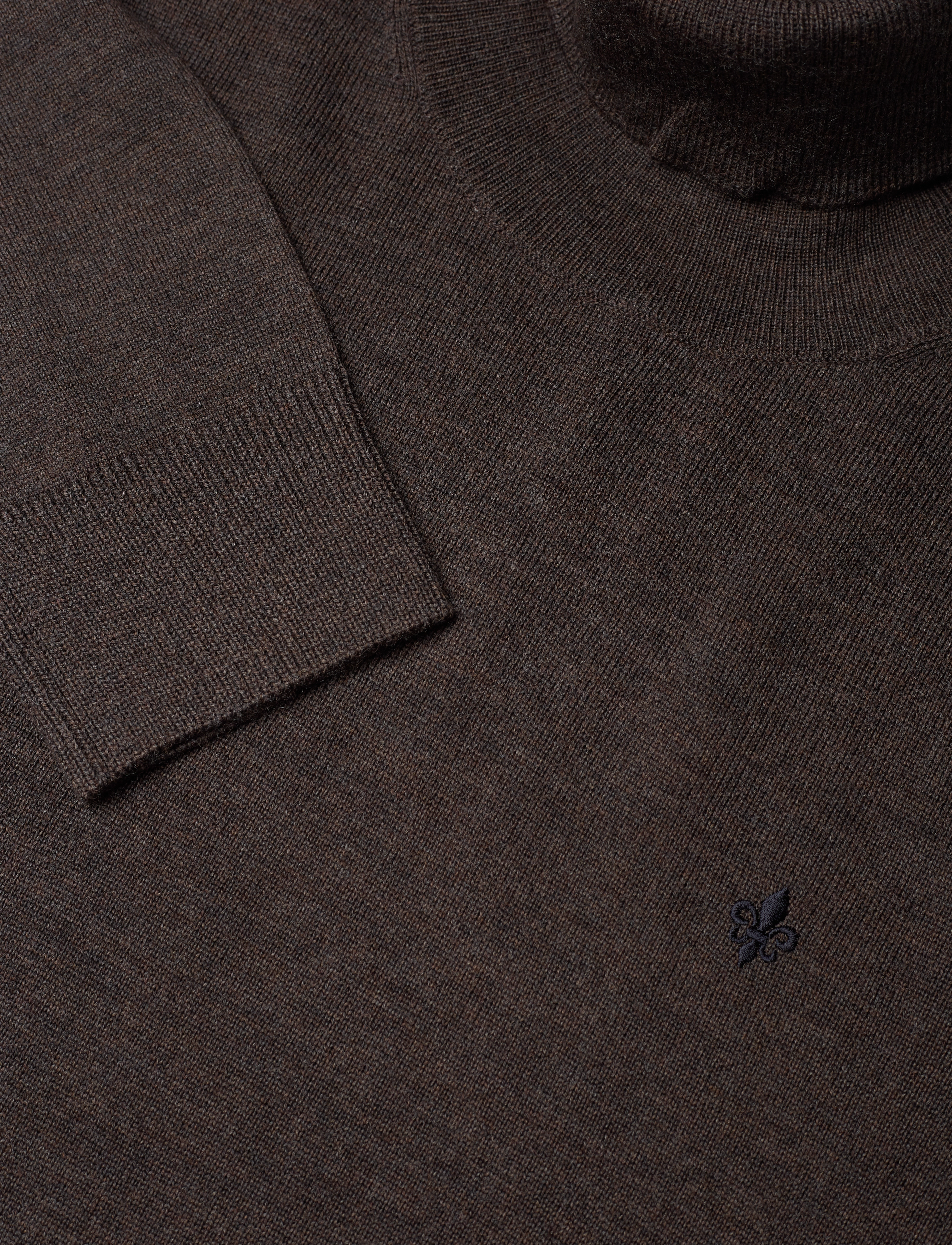 Morris - Merino  Roller Neck - brown - 2