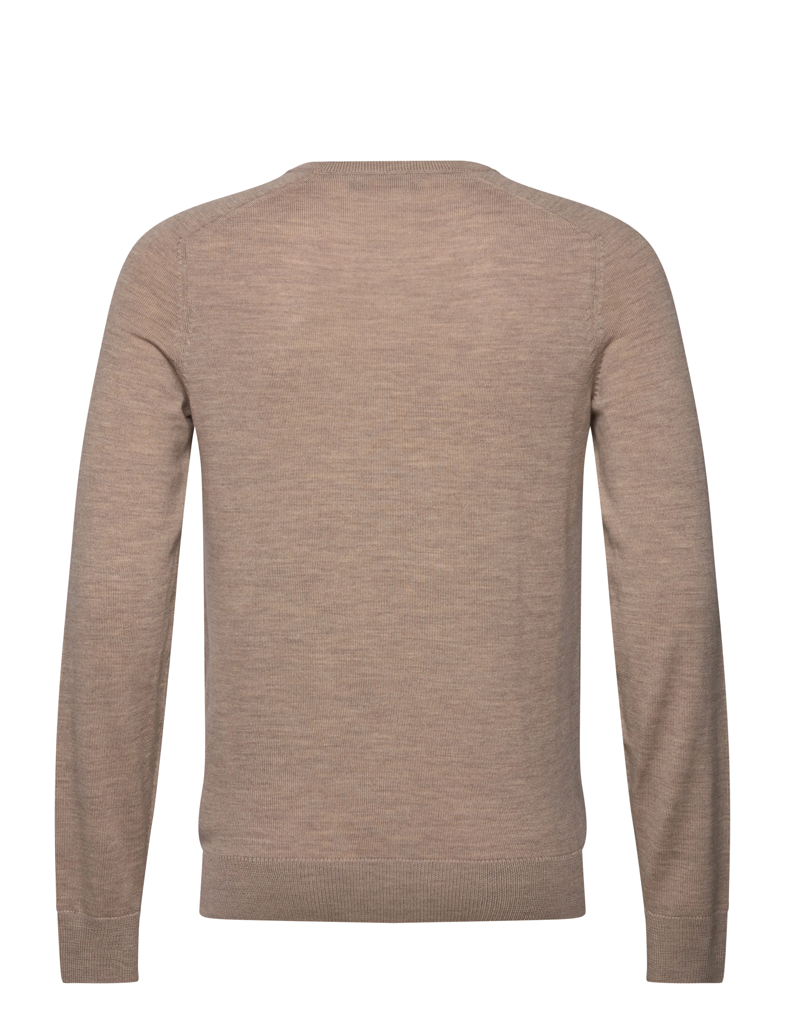 Morris - Merino Vneck - v-necks - khaki - 1