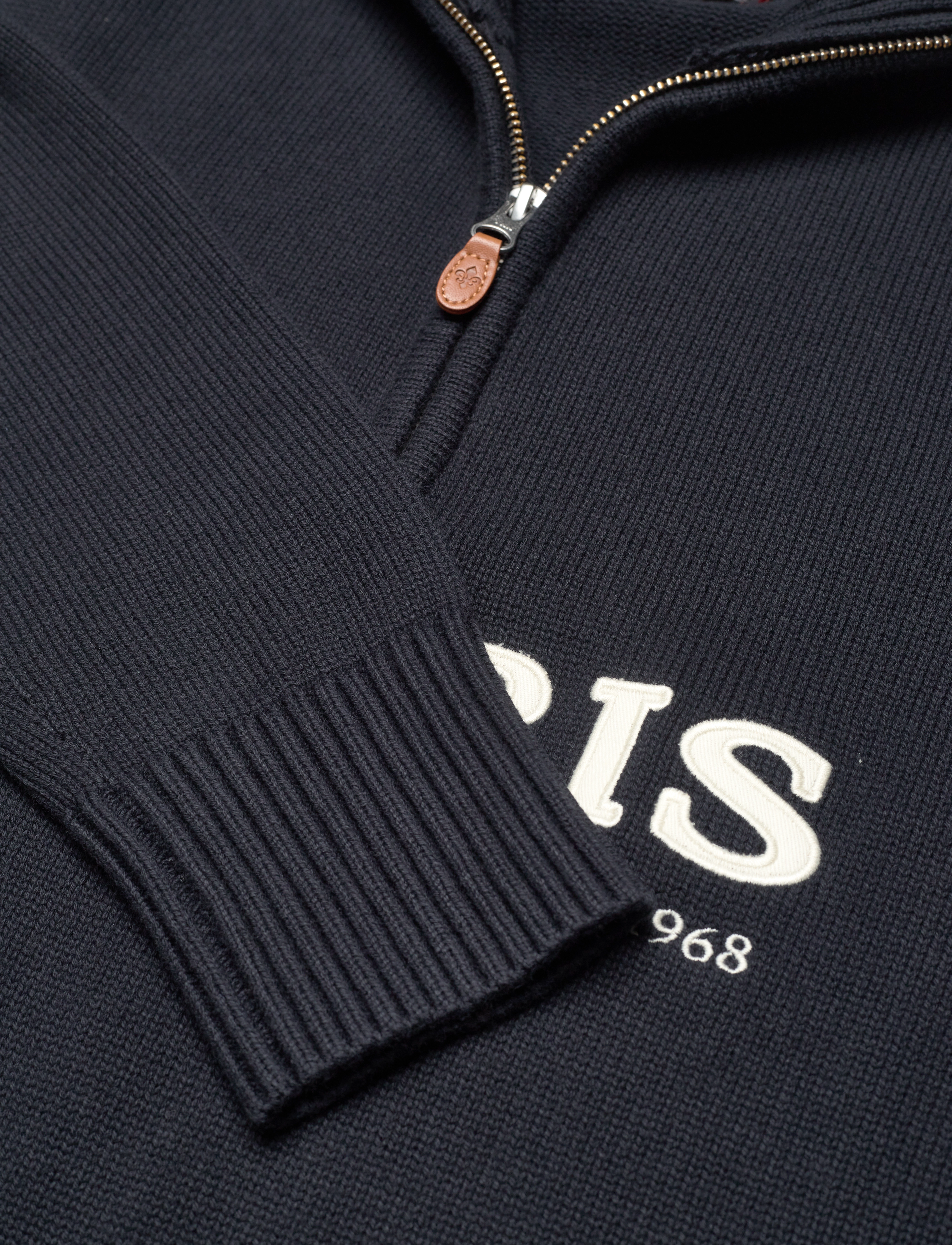Morris - Alston Half Zip - blue - 2