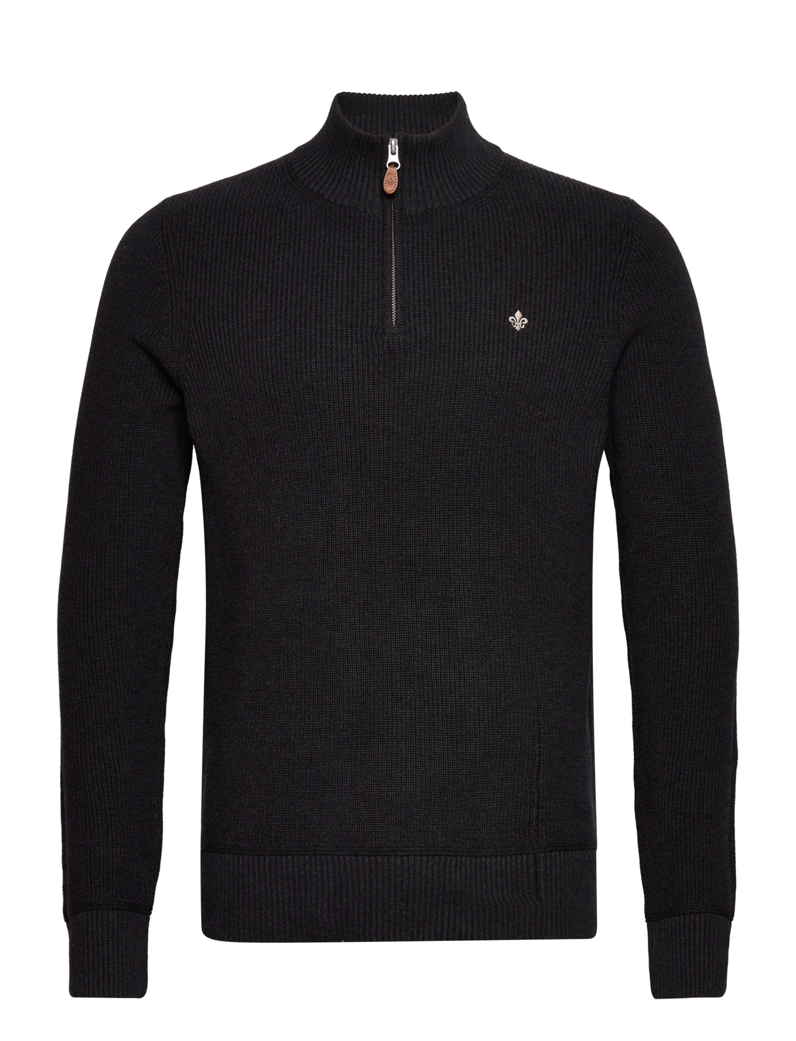 Bernard Half Zip - BLACK