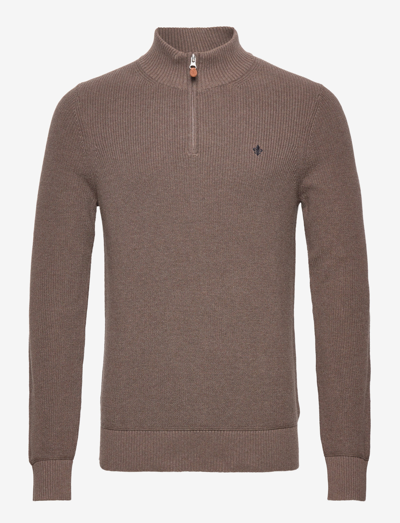 Morris - Bernard Half Zip - brown - 0
