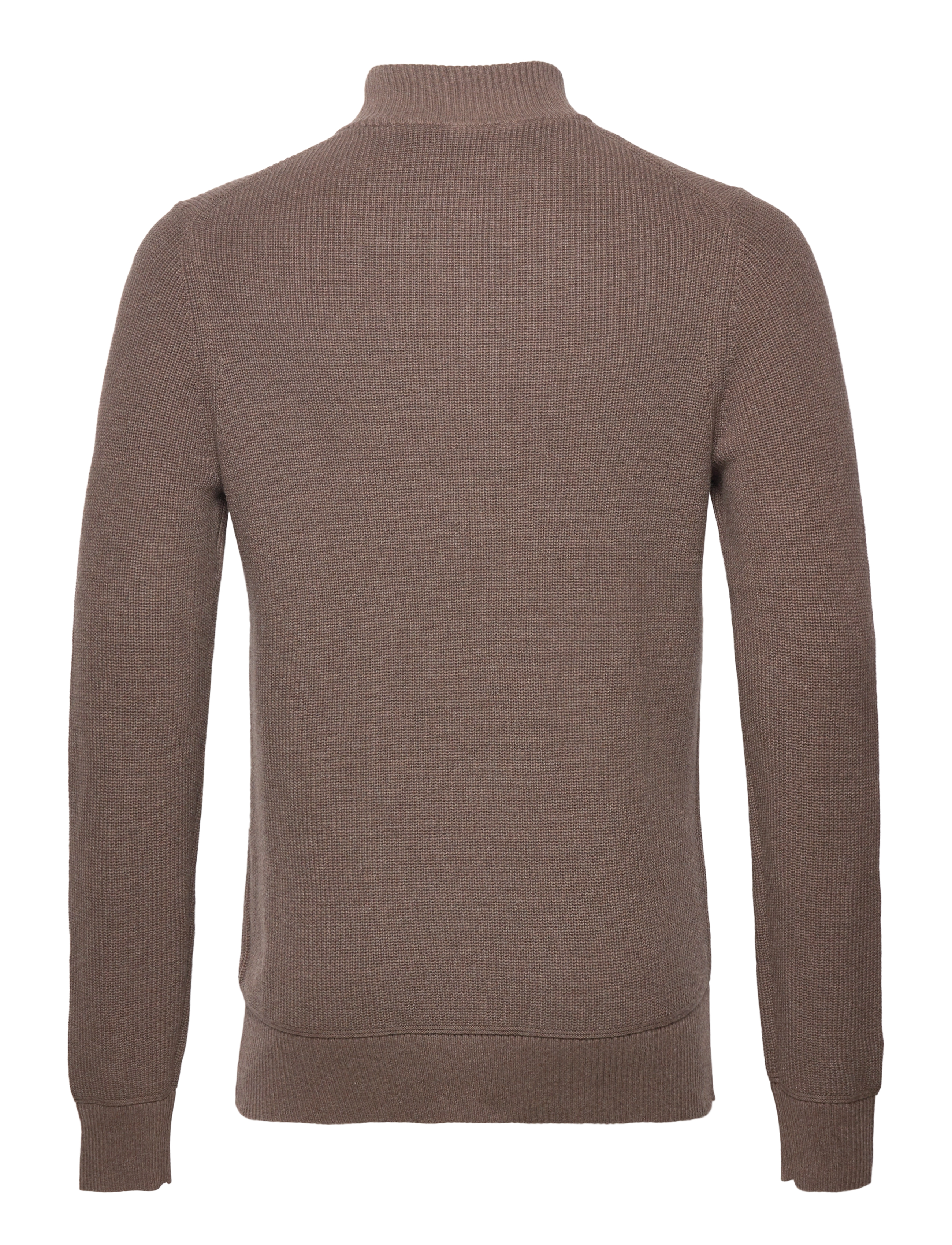 Morris - Bernard Half Zip - brown - 1