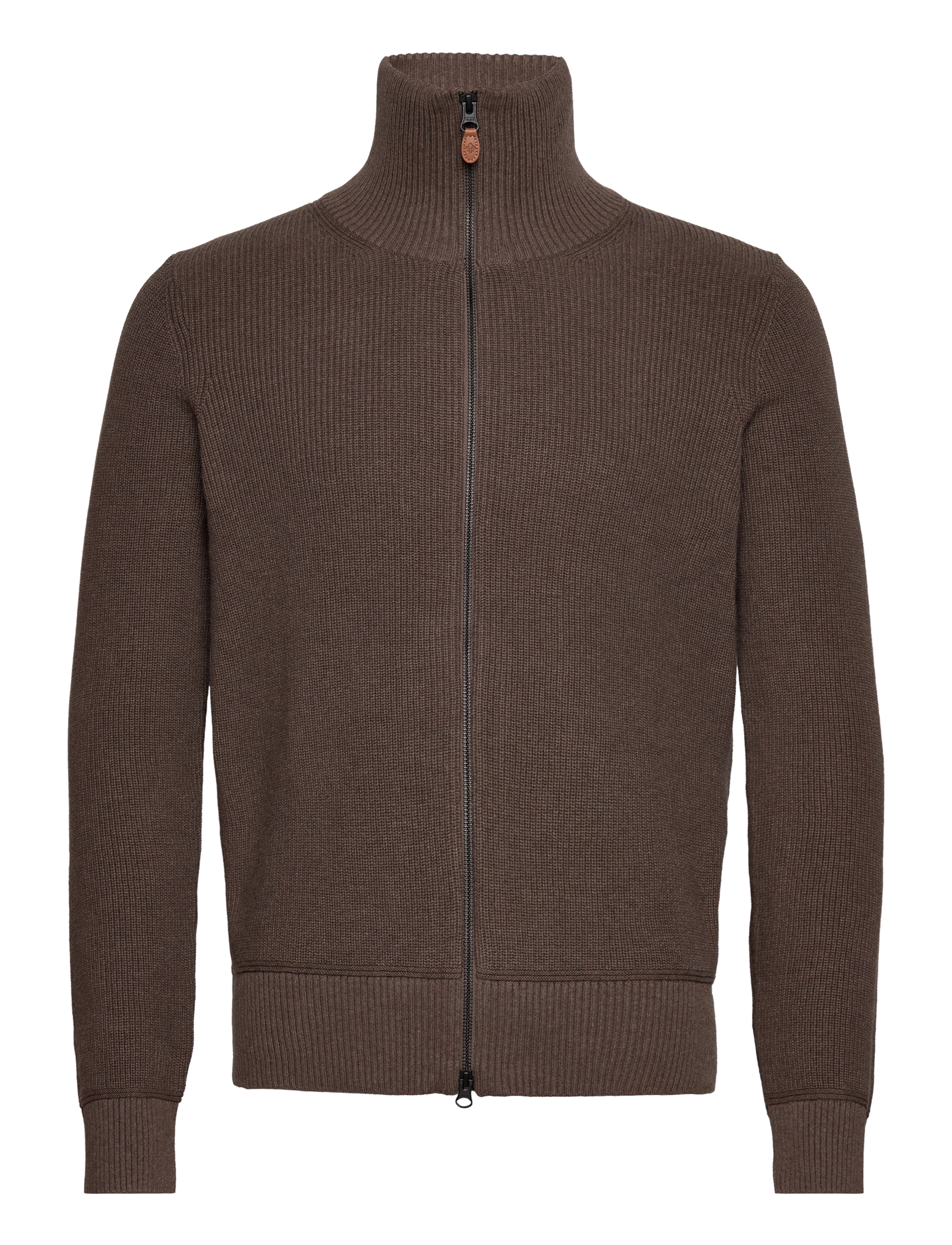 Morris - Erwin Zip Cardigan - brown - 0