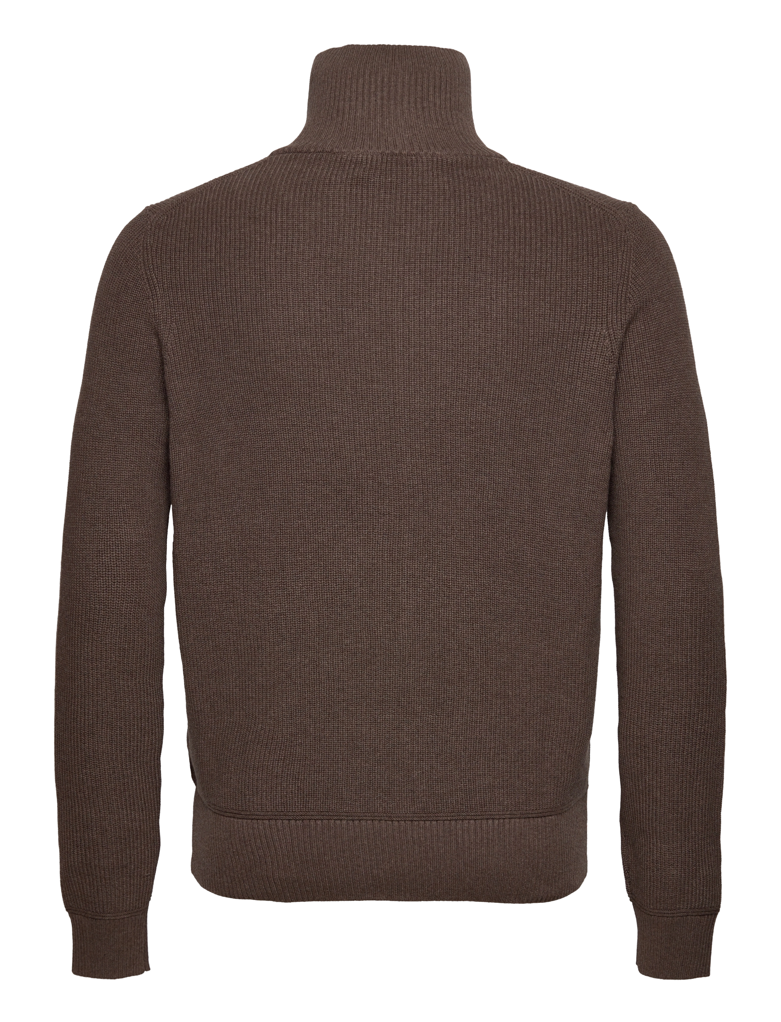 Morris - Erwin Zip Cardigan - brown - 1