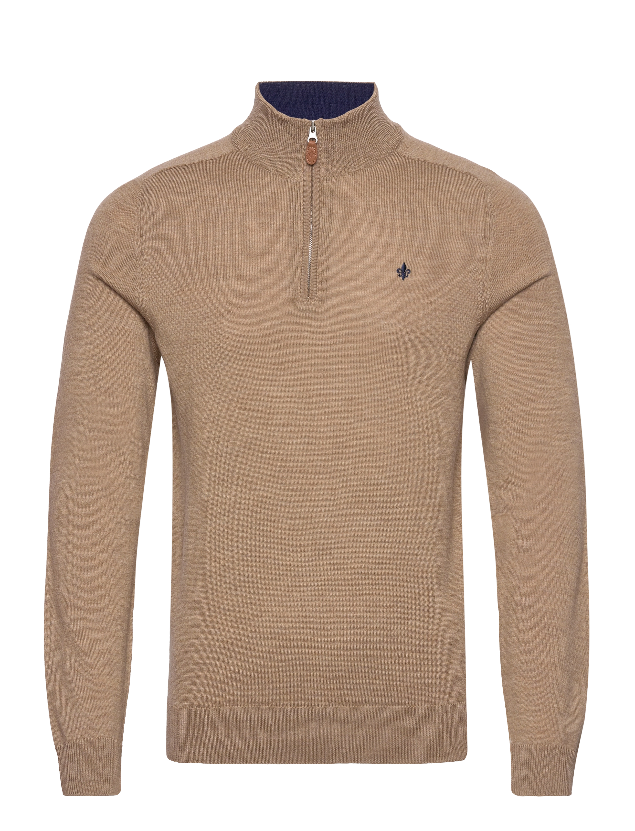 Merino John Zip - CAMEL