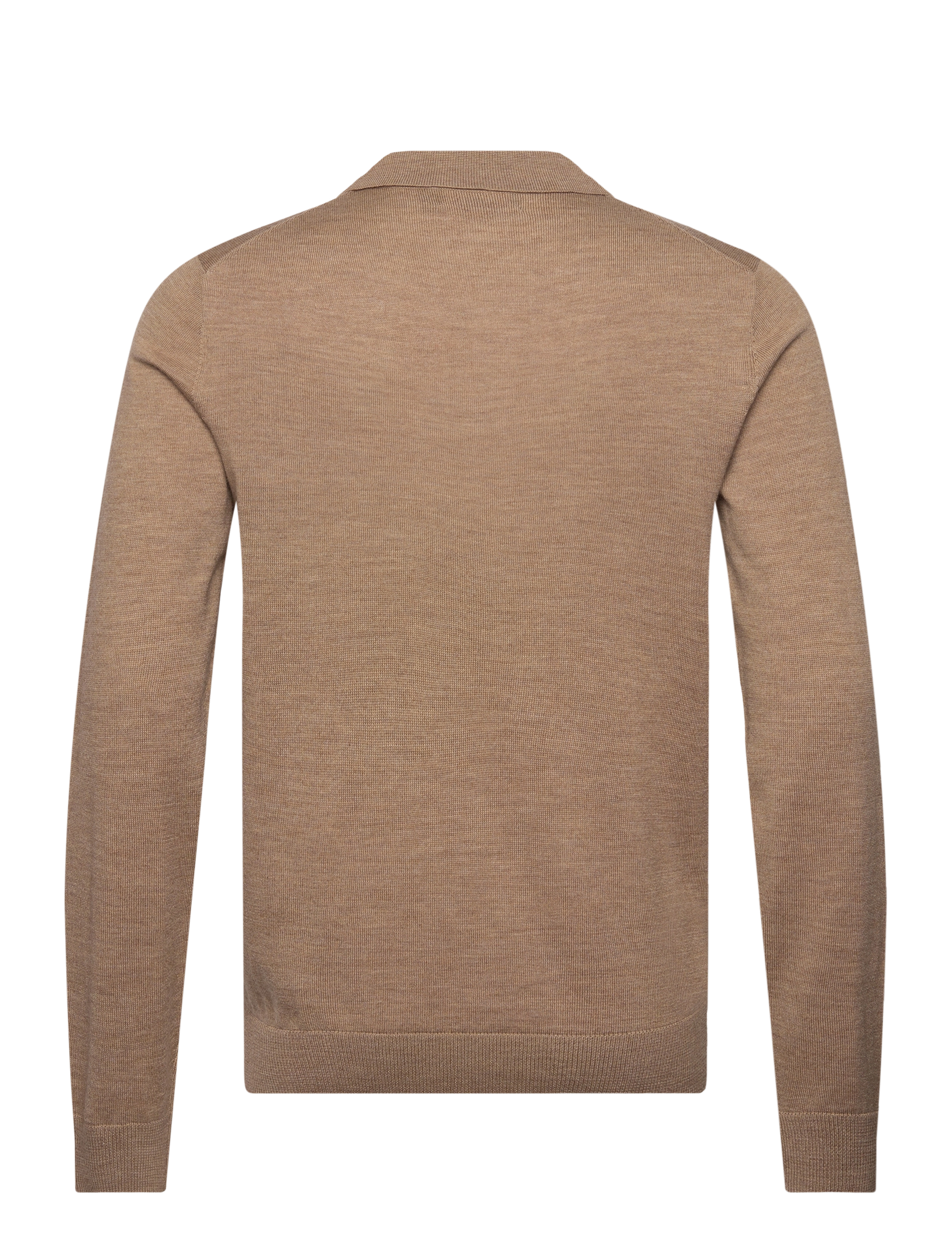Morris - Merino Polo Shirt - camel - 1