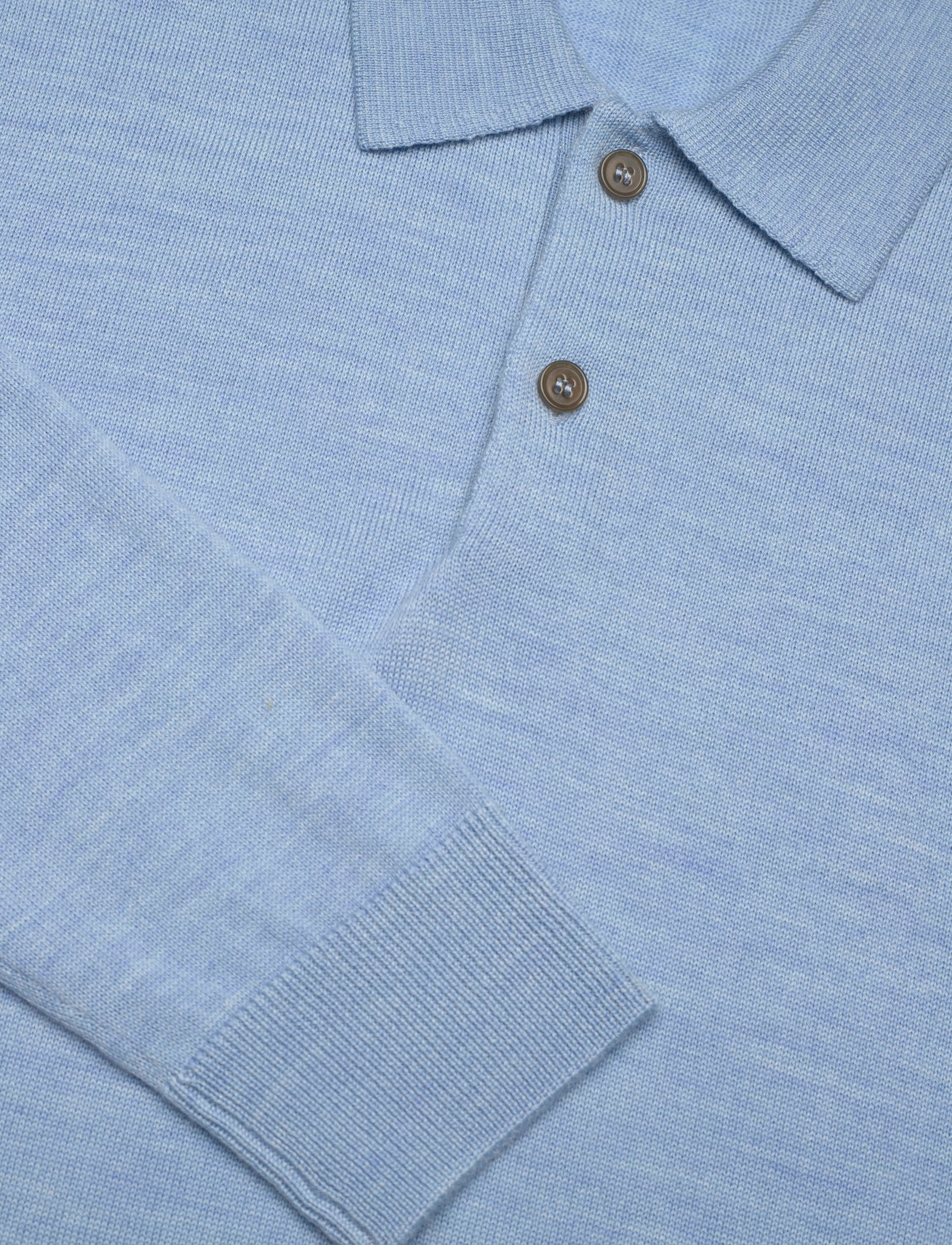 Morris - Merino Polo Shirt - light blue - 2