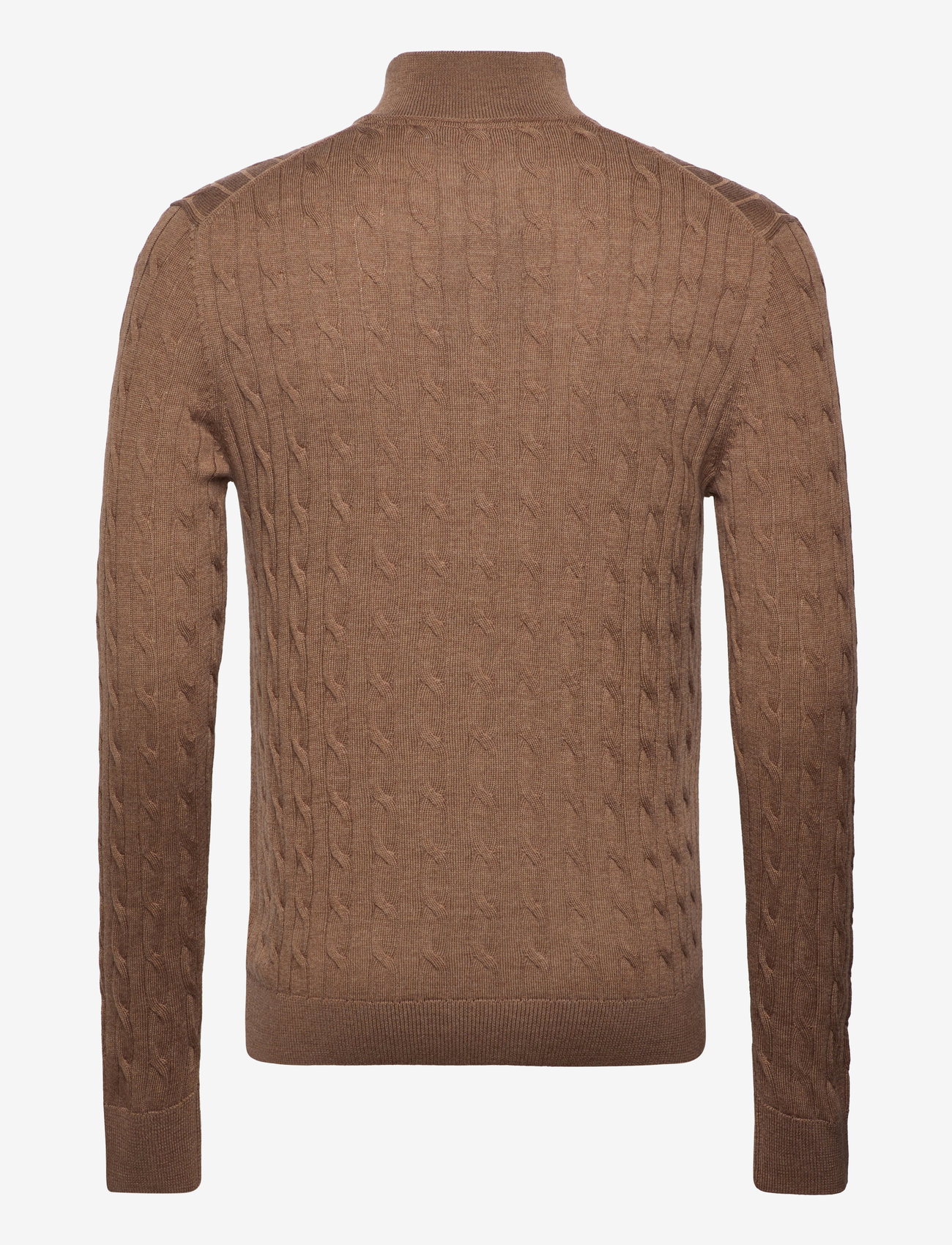 Morris - Merino Cable John Zip - camel - 1