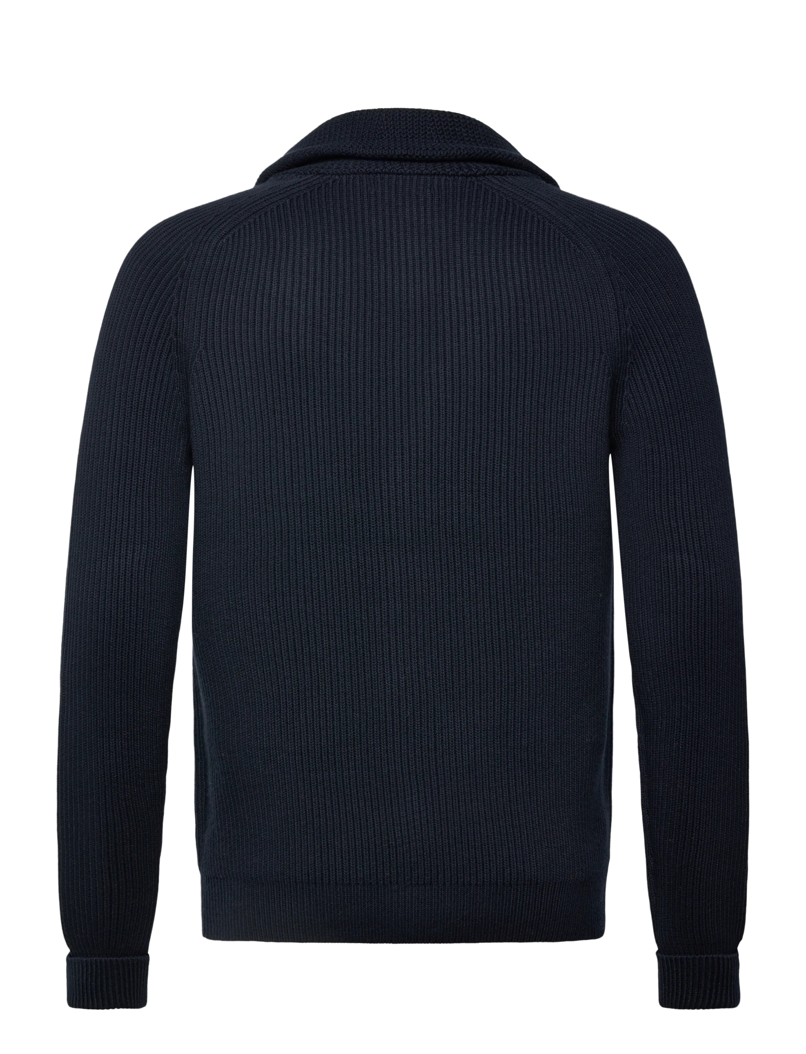 Morris - Brayden Shawl Cardigan - navy - 2