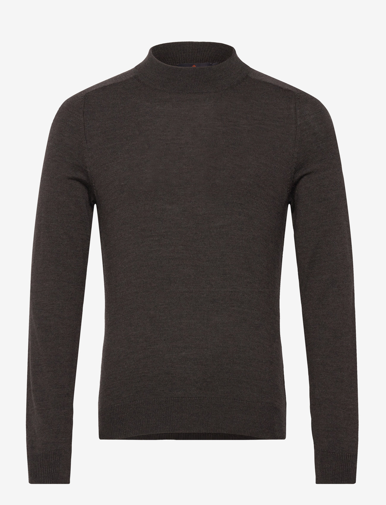 Morris - Merino Mock Neck - brown - 0