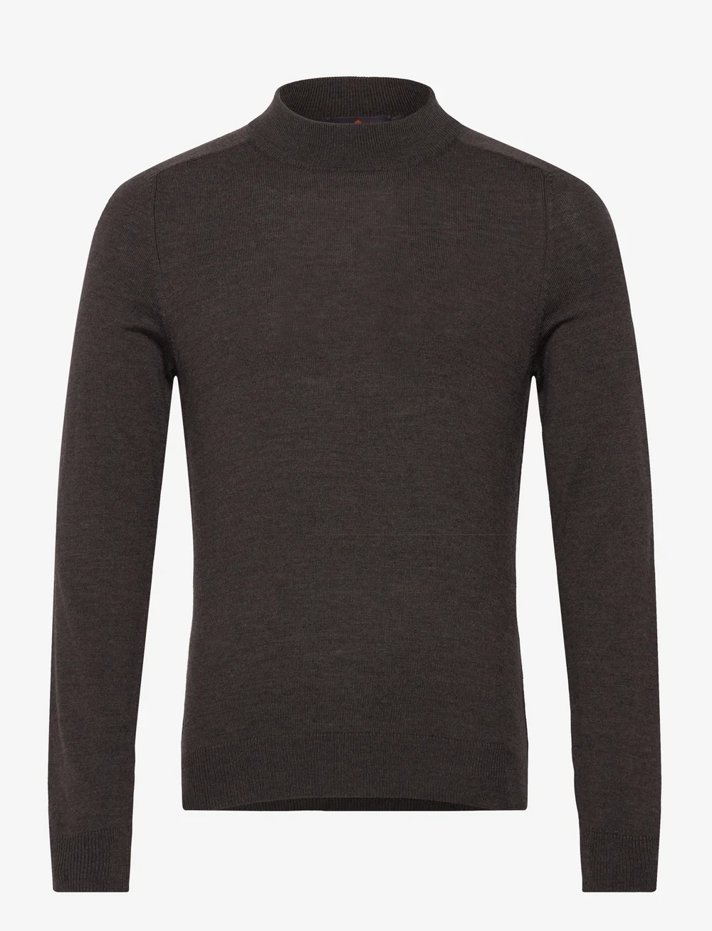 Morris - Merino Mock Neck - polokrage - brown - 0