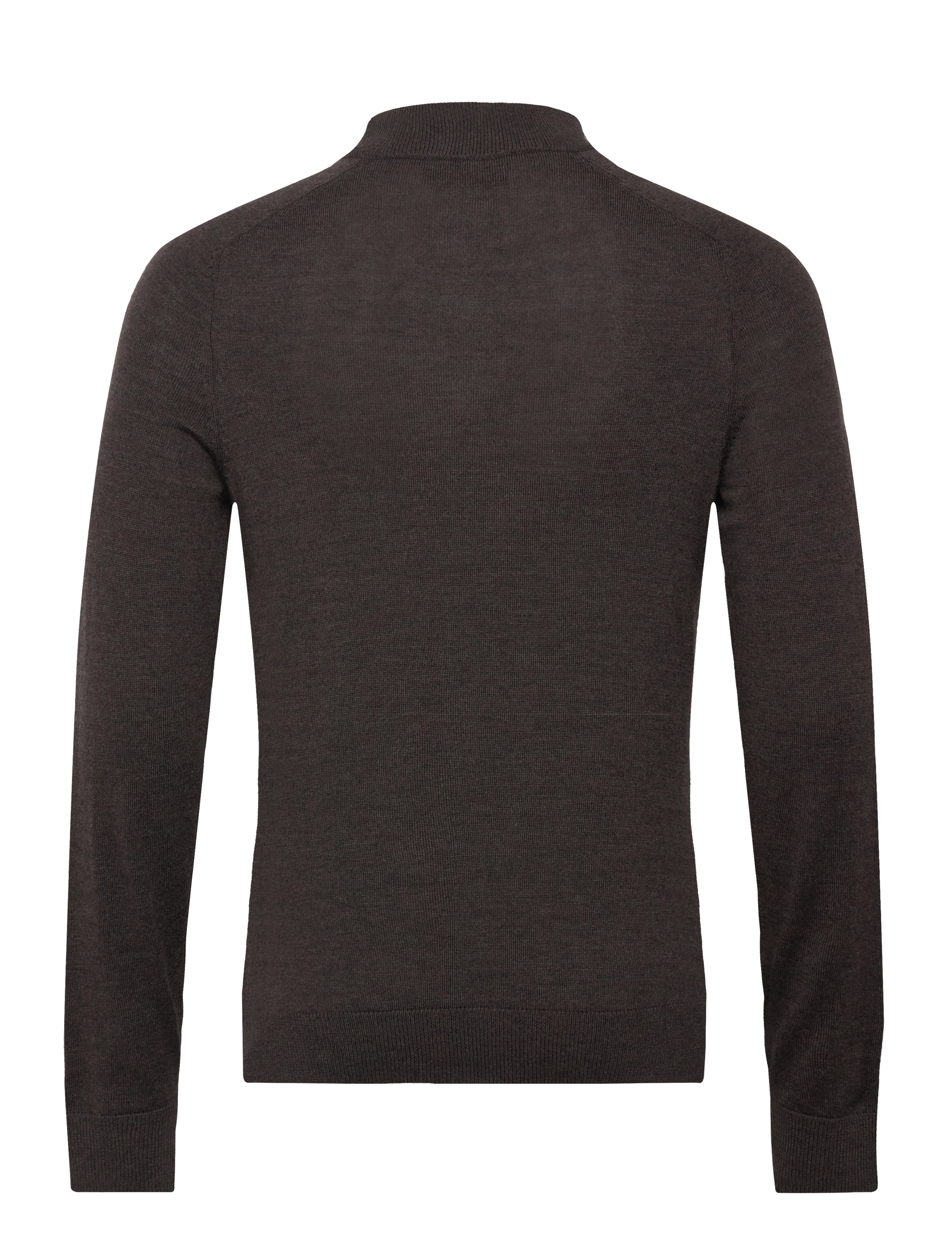 Morris - Merino Mock Neck - brown - 1