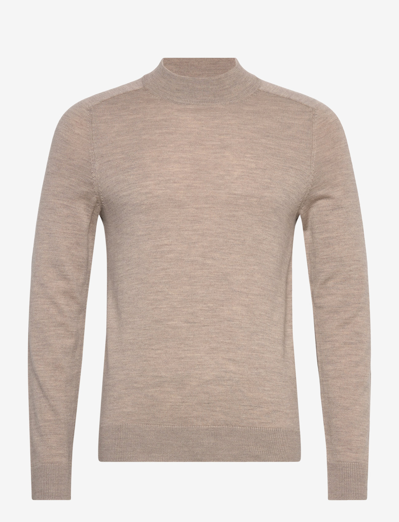 Morris - Merino Mock Neck - khaki - 0