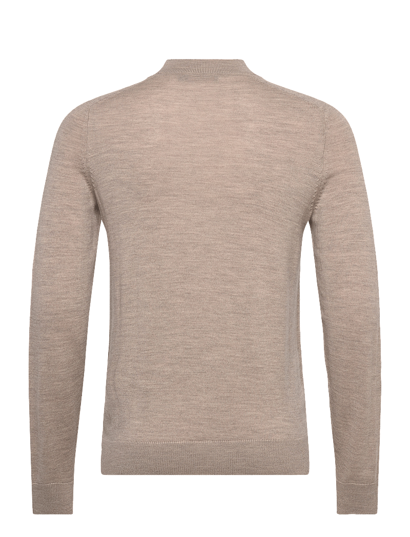 Morris - Merino Mock Neck - khaki - 1