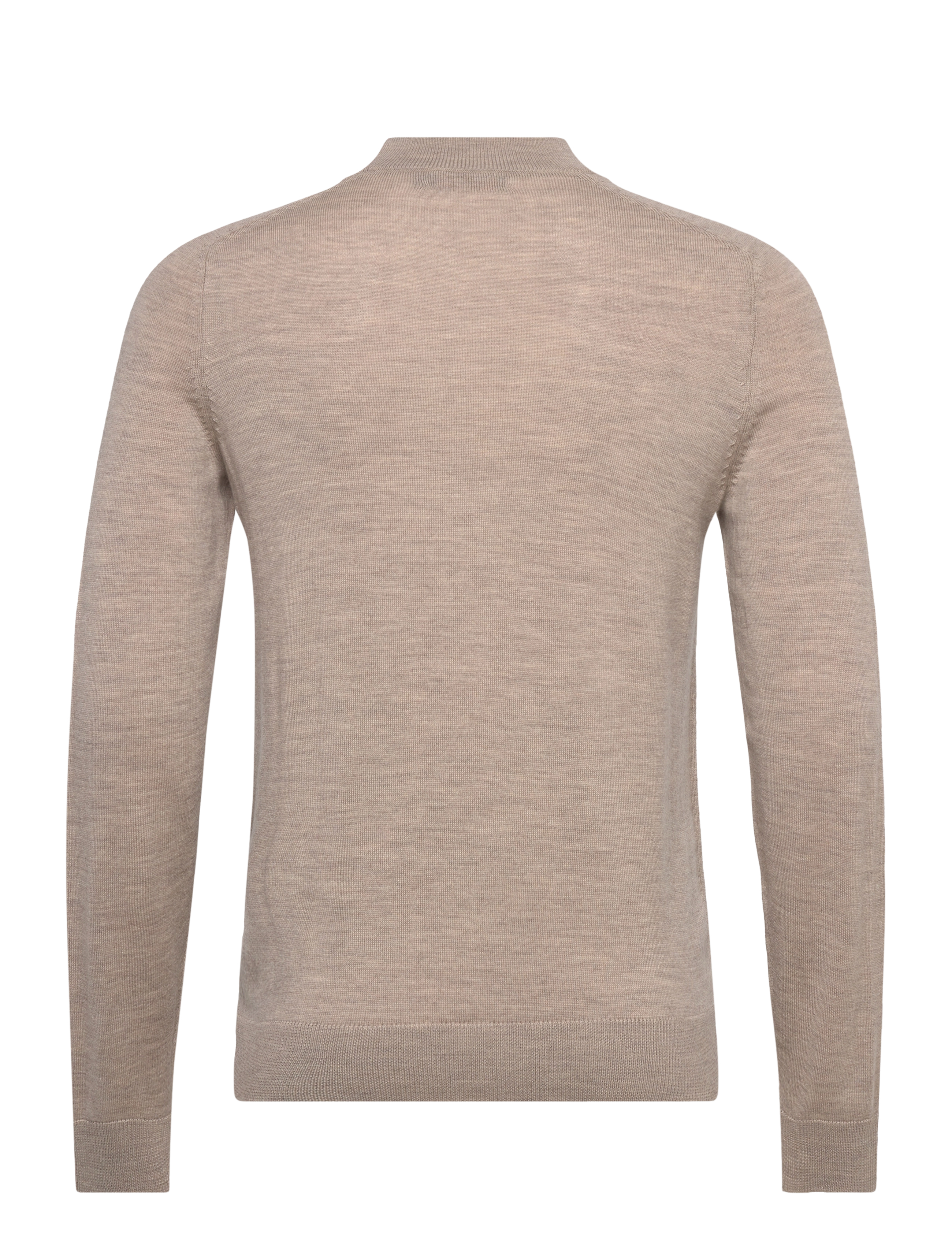 Morris - Merino Mock Neck - khaki - 1
