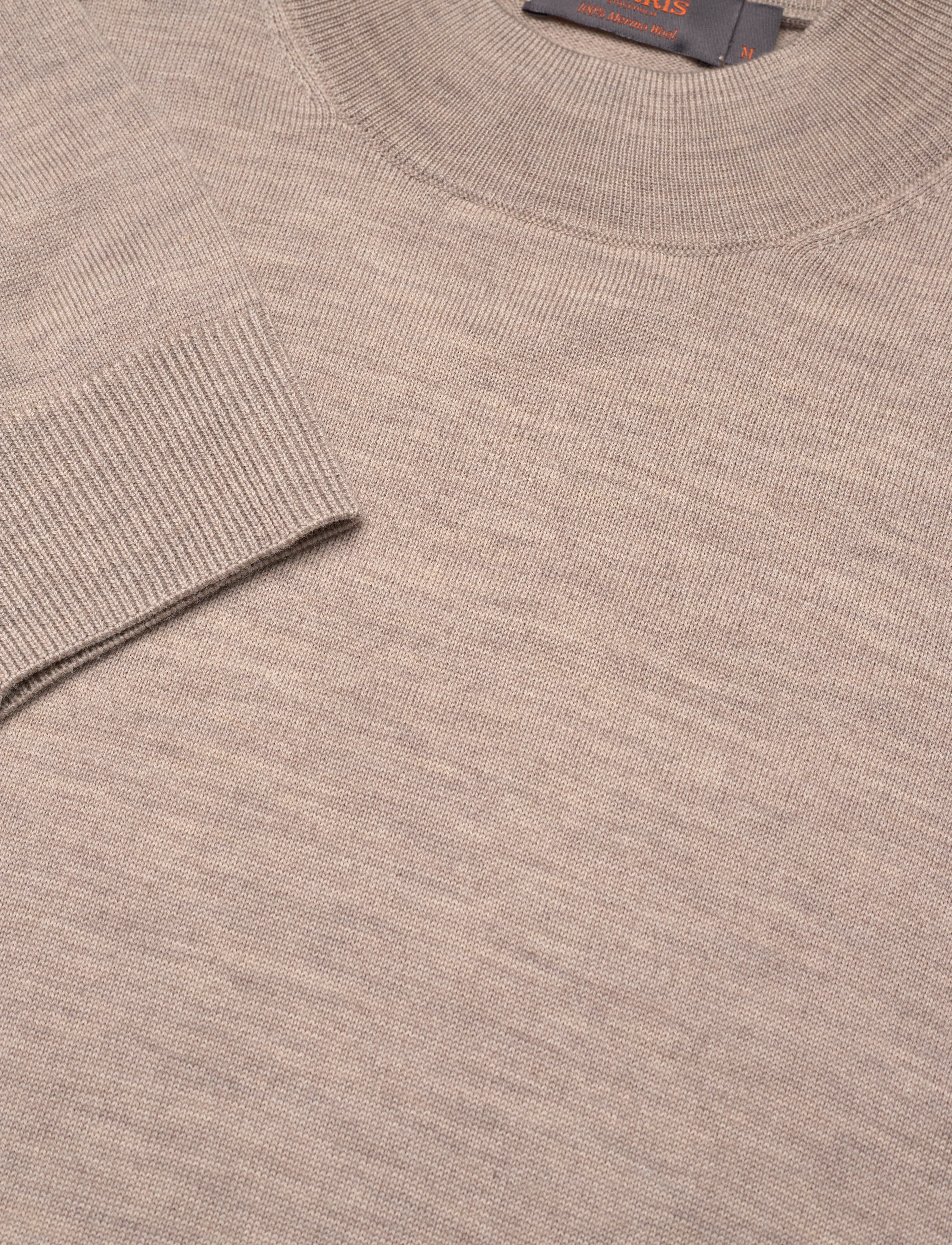 Morris - Merino Mock Neck - khaki - 2