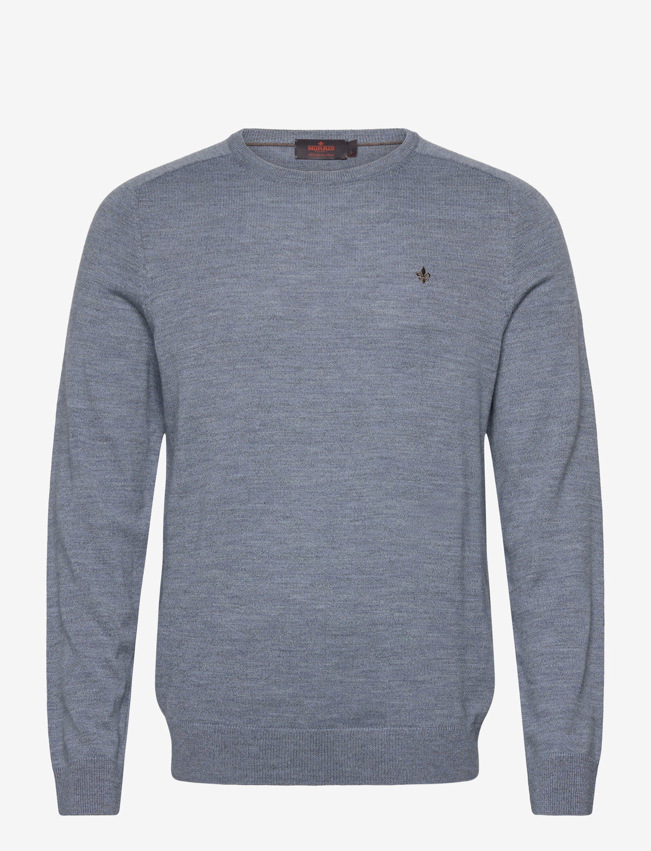 Morris - Merino Oneck - trøjer - blue - 0