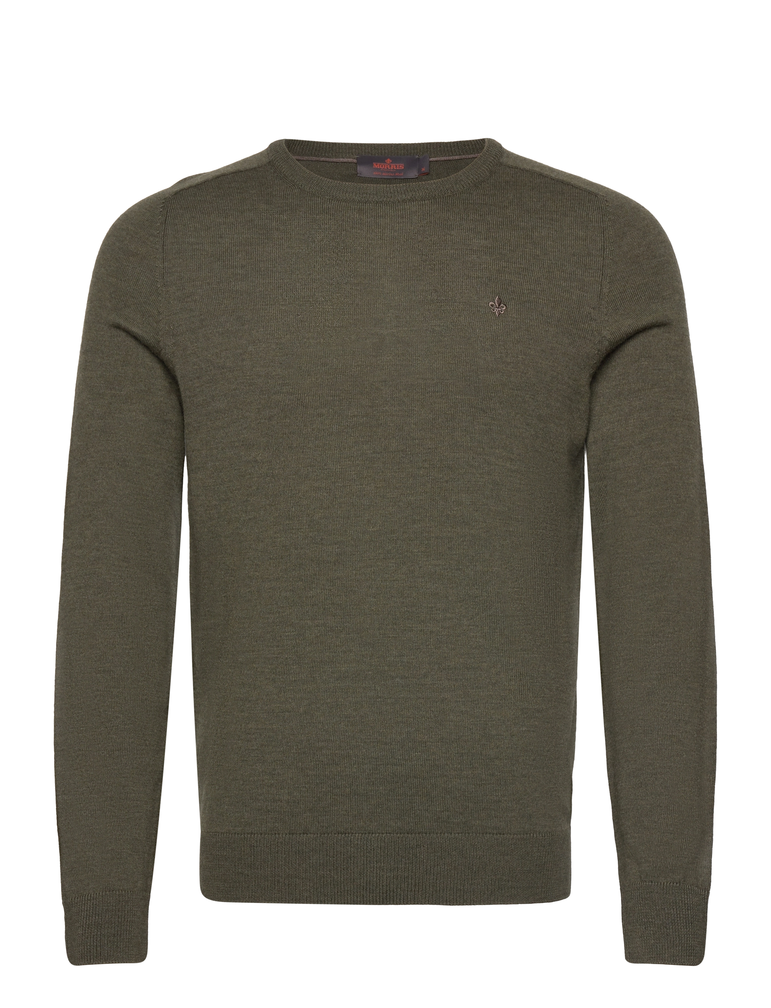 Morris Merino Oneck, XXL, Knitwear, Grün - Round Necks, Männerswear