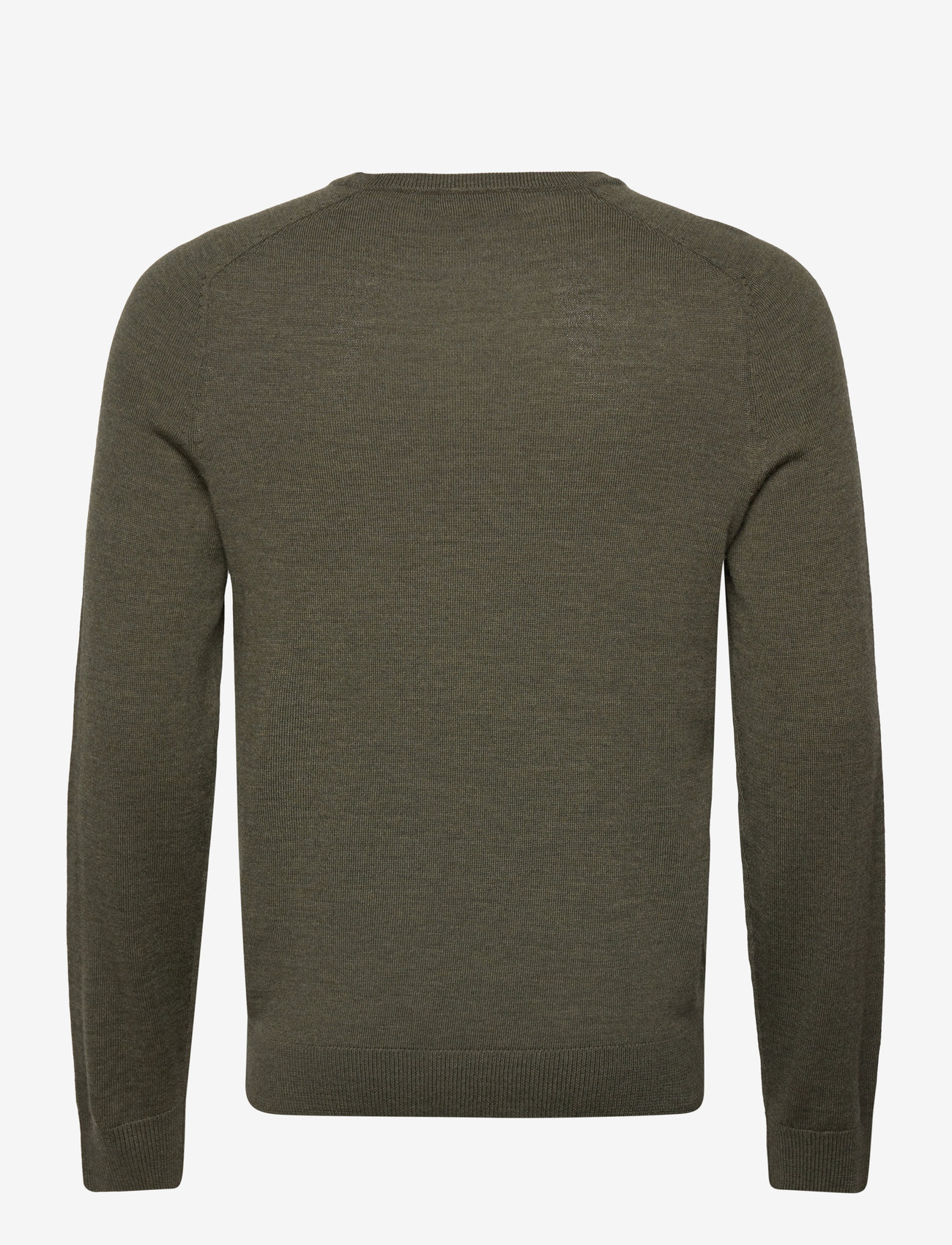 Morris - Merino Oneck - rundhals - olive - 1