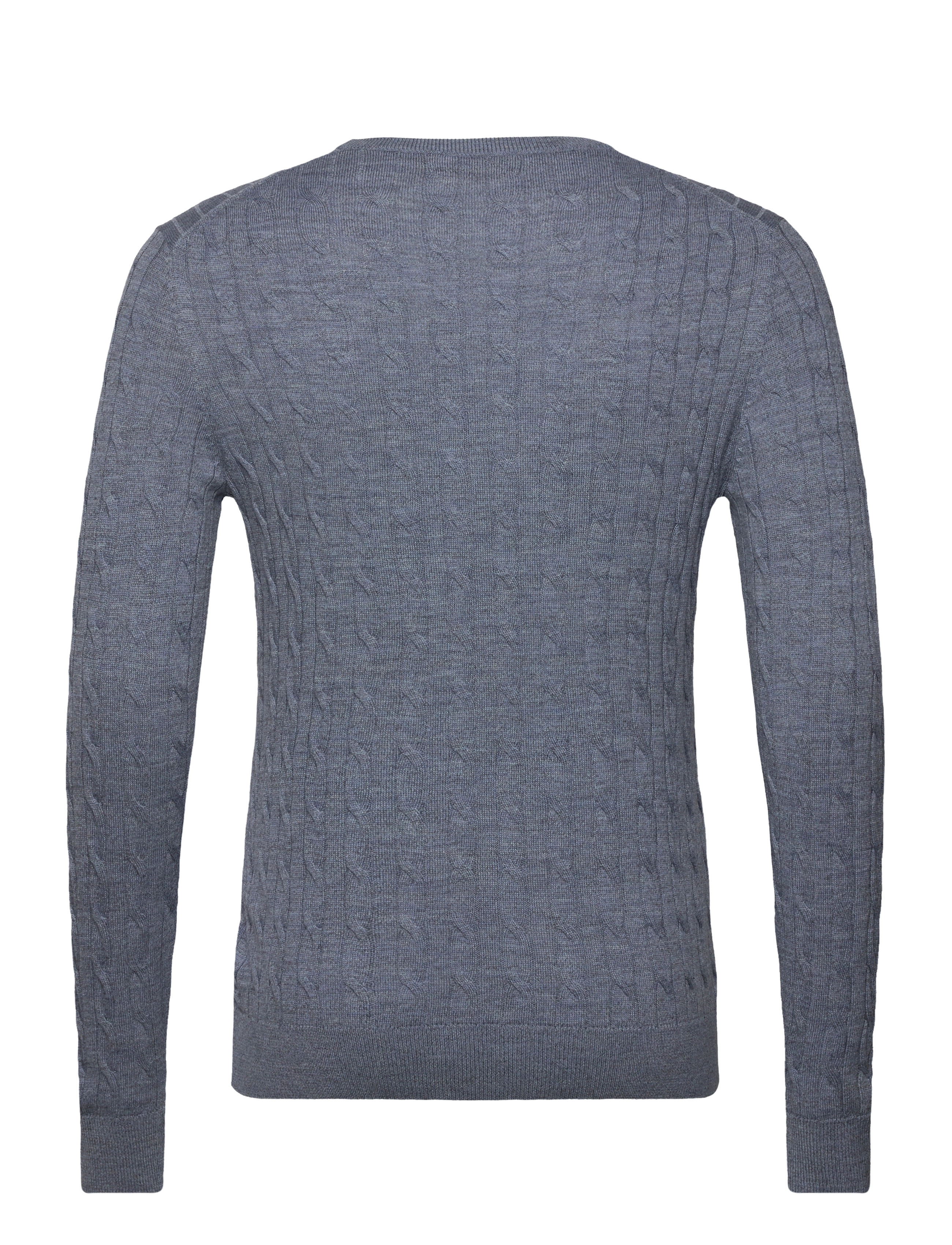 Morris - Merino Cable Oneck - tavalised kudumid - blue - 1