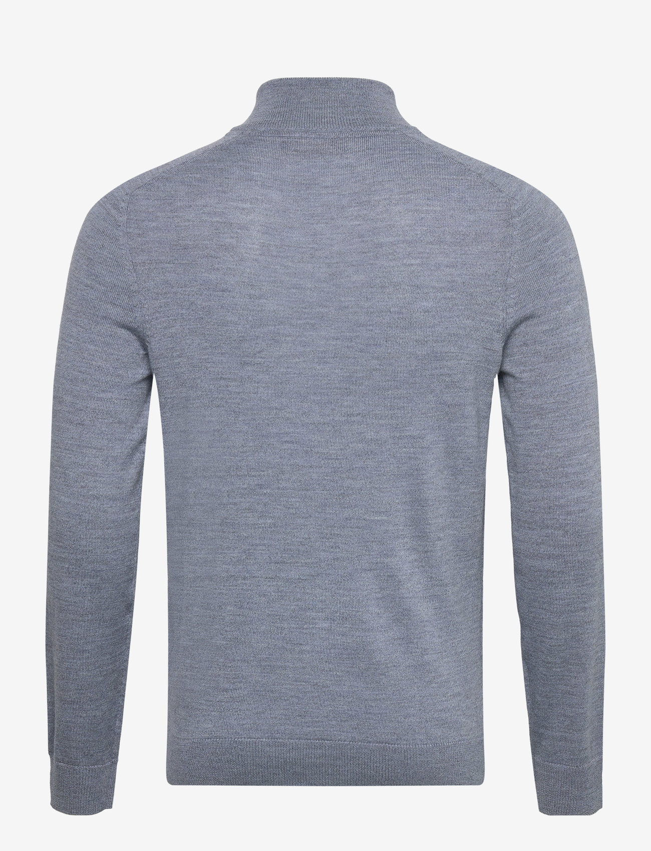 Morris - Merino John Zip - pullover mit halbem reißverschluss - blue - 1