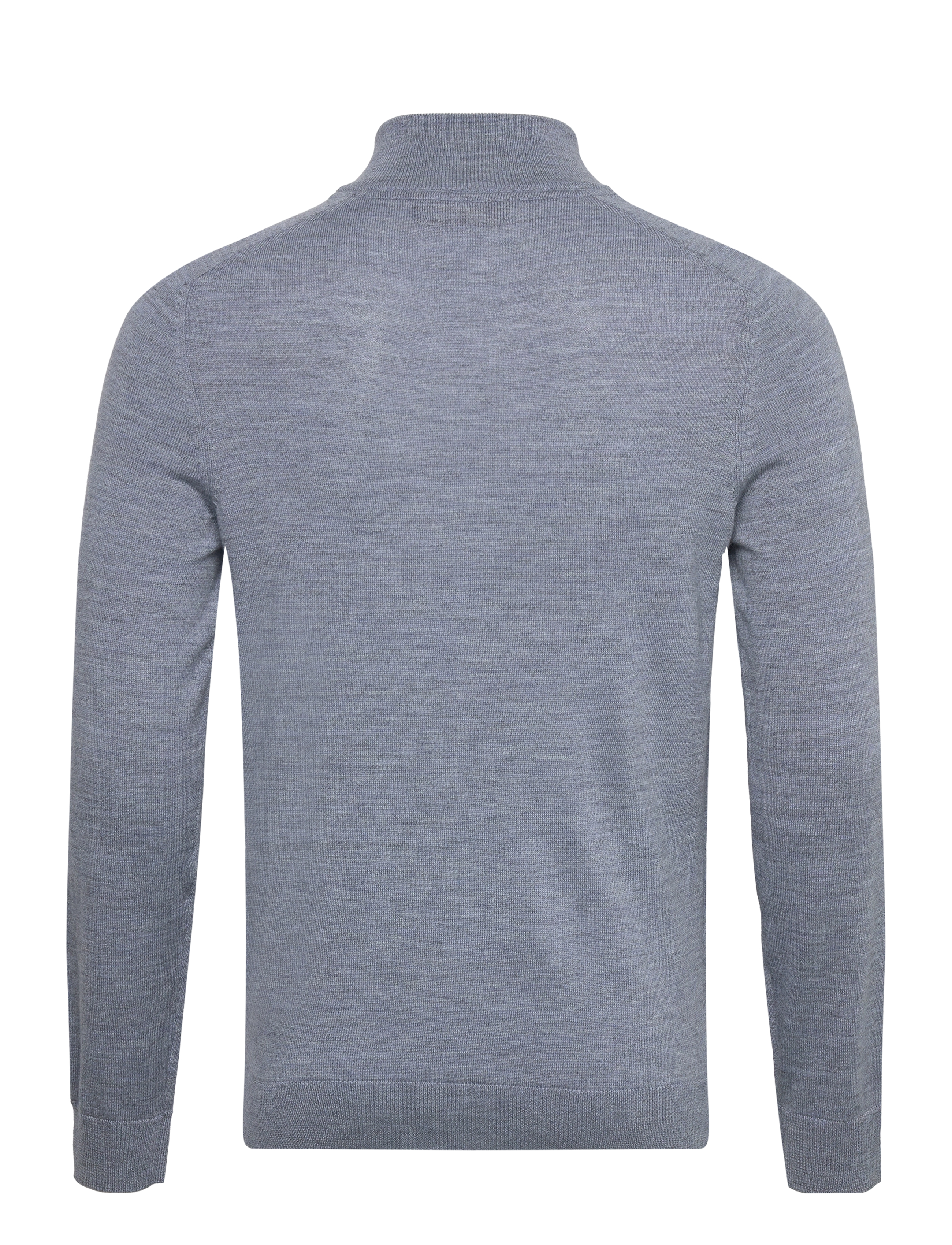 Morris - Merino John Zip - tõmblukk-kaelusega džemprid - blue - 1