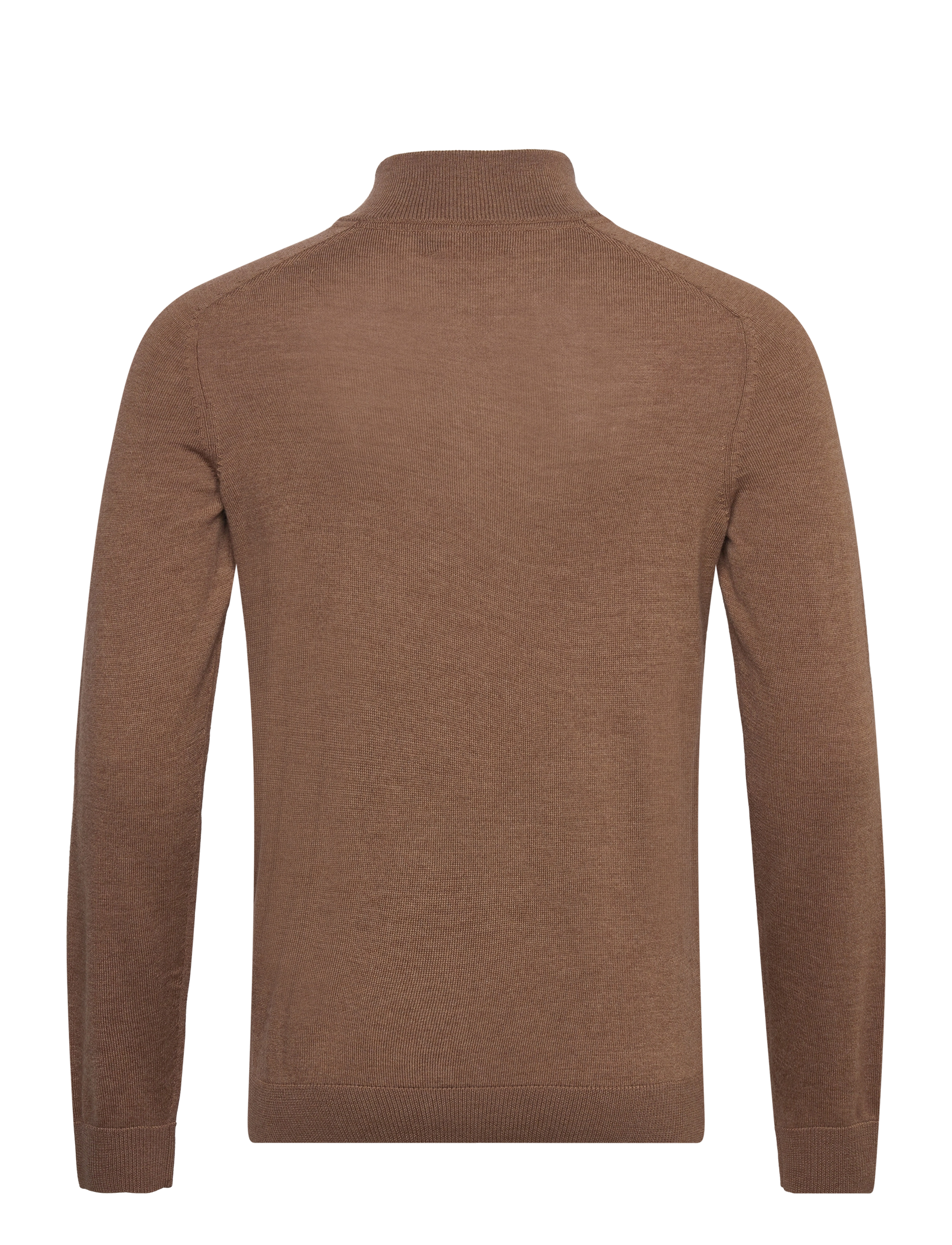 Morris - Merino John Zip - mężczyźni - camel - 1