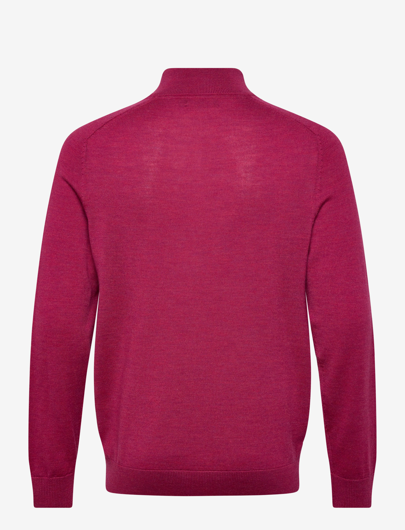 Morris - Merino John Zip - halfzip strik - cerise - 2
