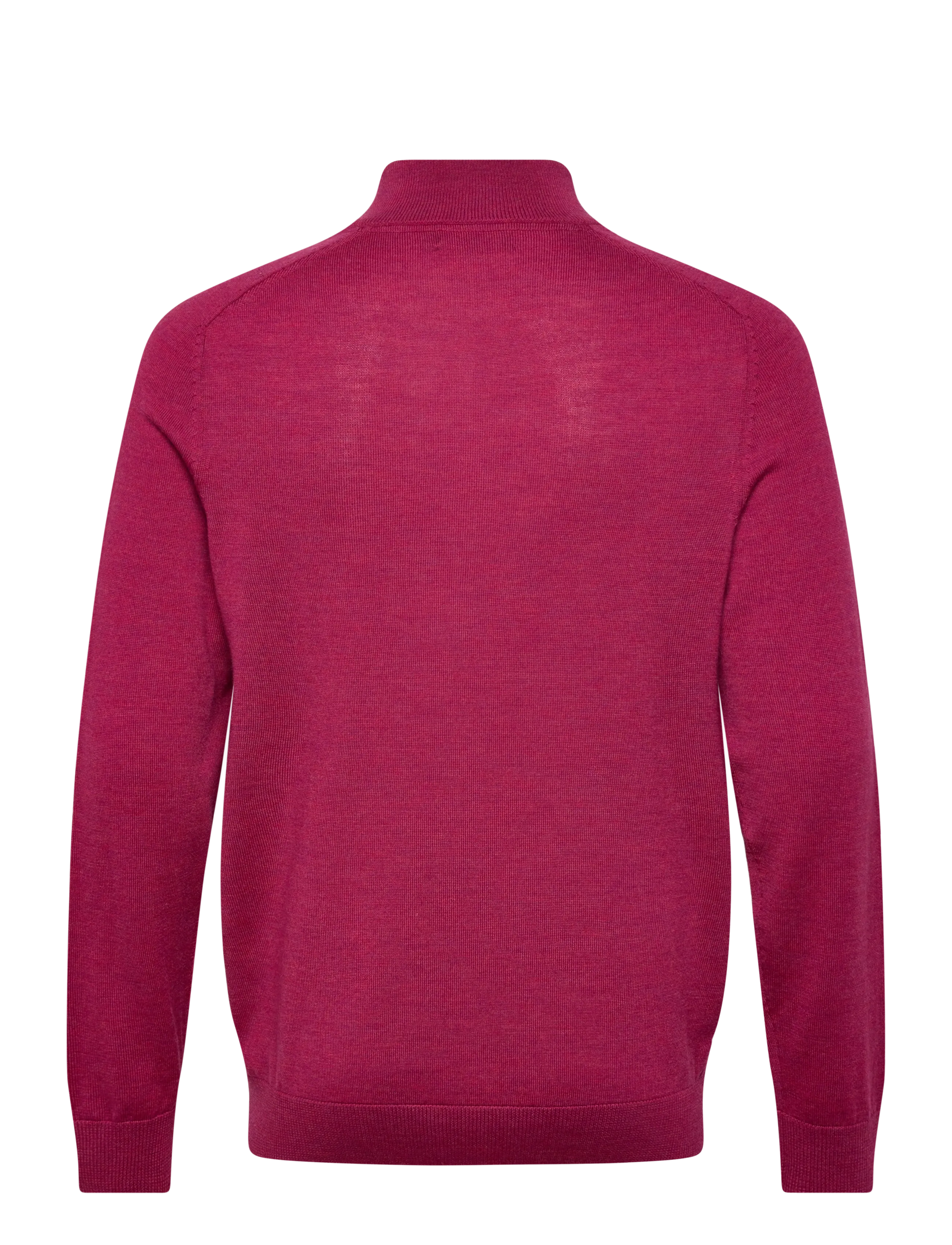 Morris - Merino John Zip - tõmblukk-kaelusega džemprid - cerise - 2