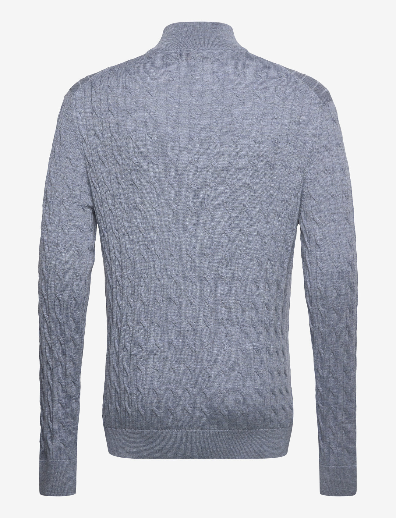 Morris - Merino Cable John Zip - mehed - blue - 1