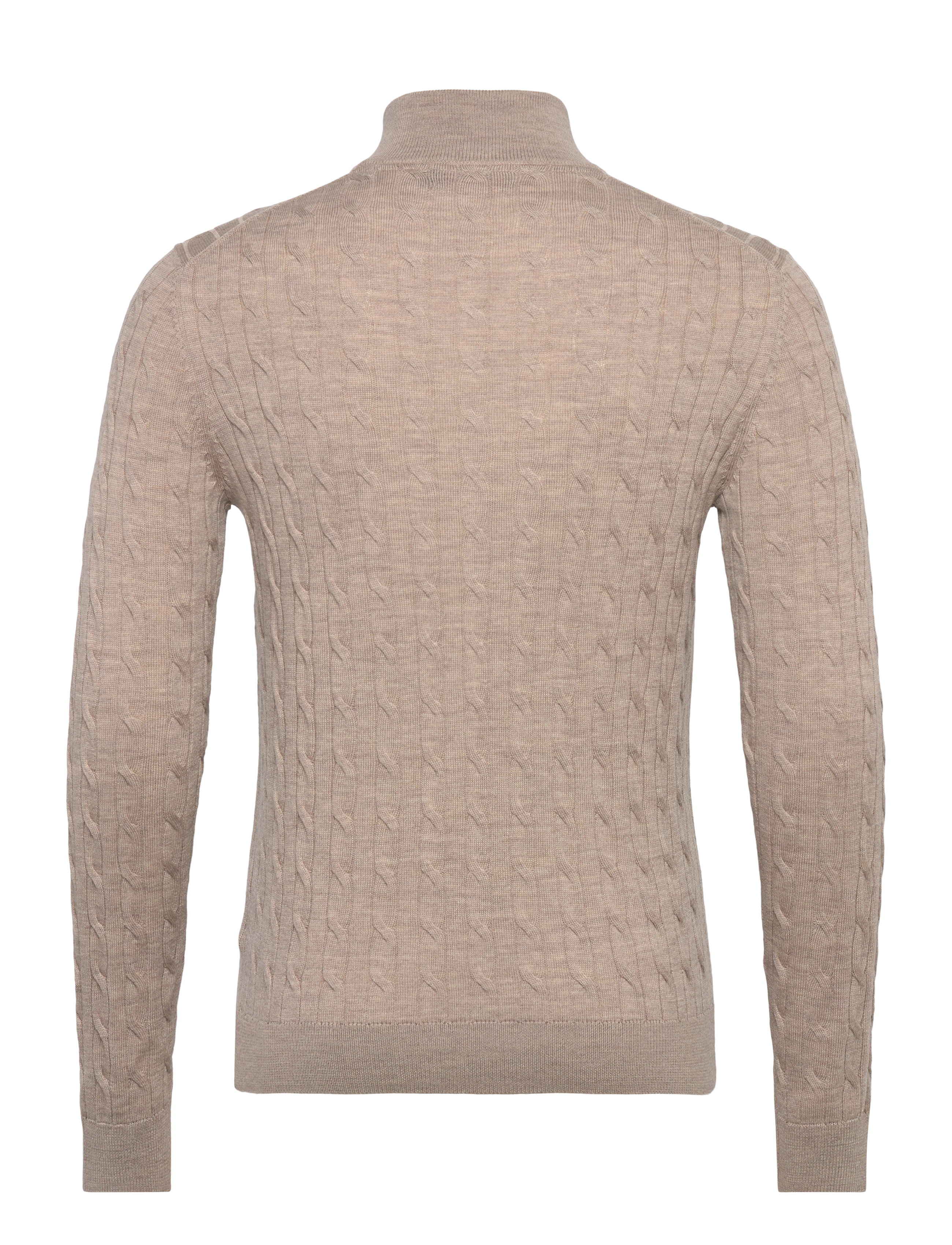Morris - Merino Cable John Zip - strik - khaki - 1